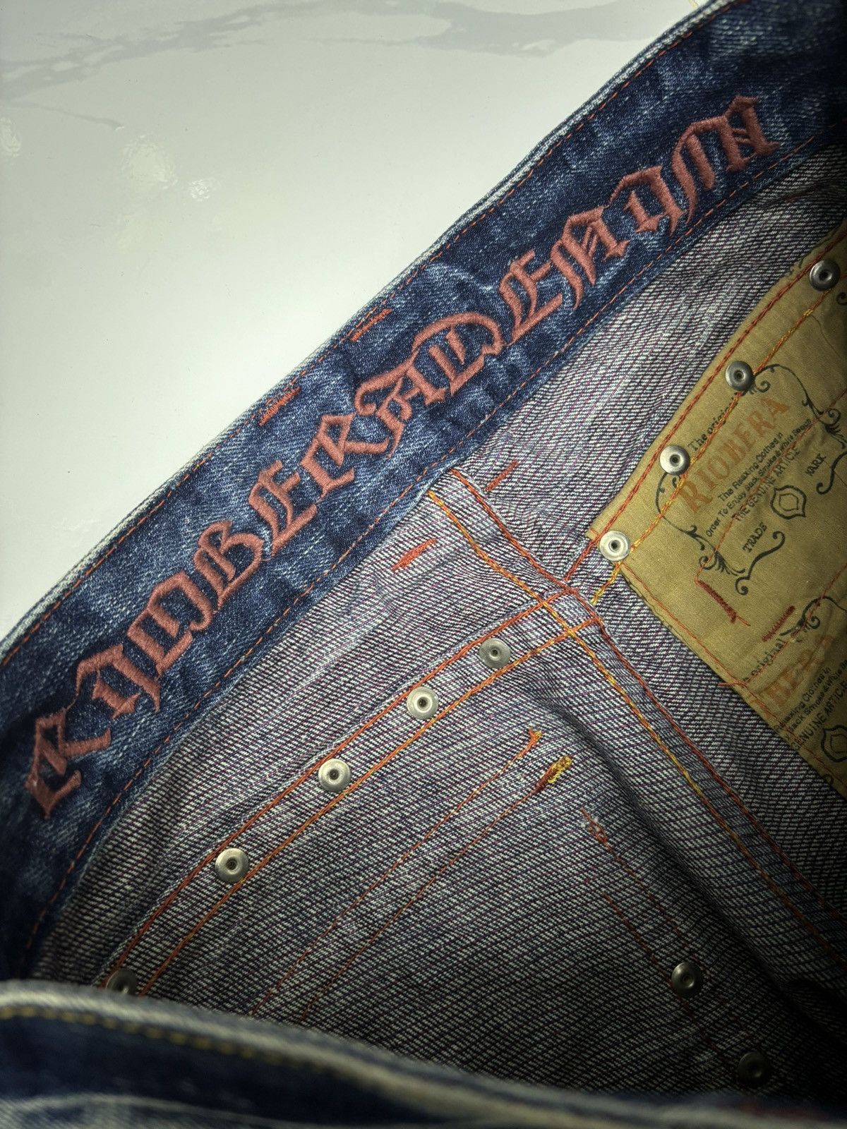 Hysteric Glamour RIOBERA DISTRESSED FLARED BOOTCUT JEANS Size 29" - 10 Thumbnail