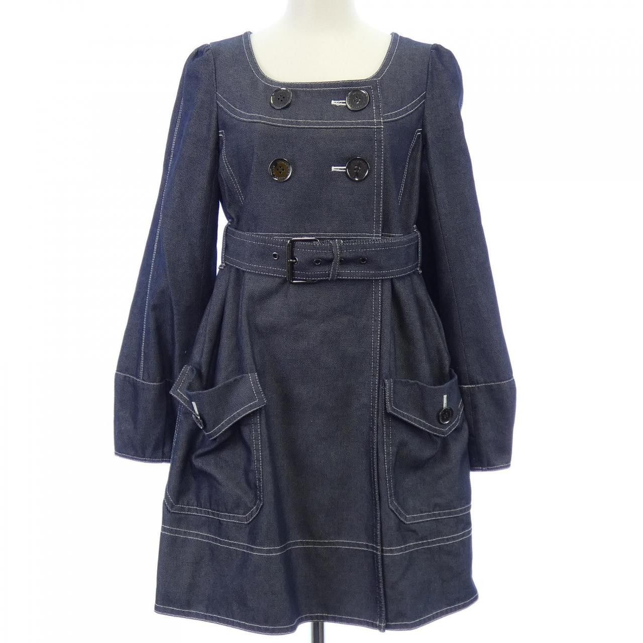 Burberry Burberry Burberry Blue Label Coat Textile Outerwear DUTY FREE for USA Size ONE SIZE - 1 Thumbnail