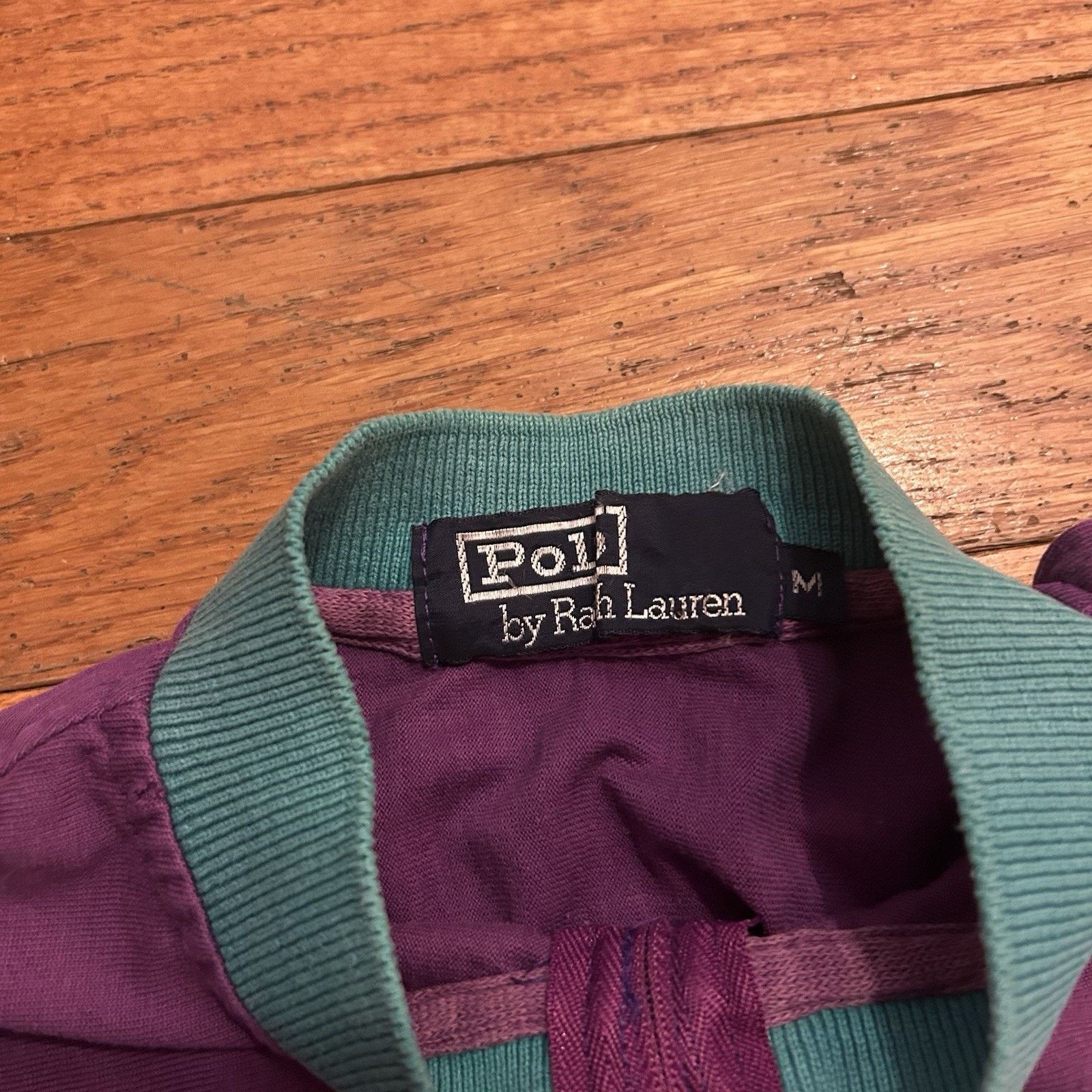 Polo Ralph Lauren × Vintage 80s Striped Cycling Logo Jersey Zip Tee Shirt Medium Size US M / EU 48-50 / 2 - 3 Thumbnail