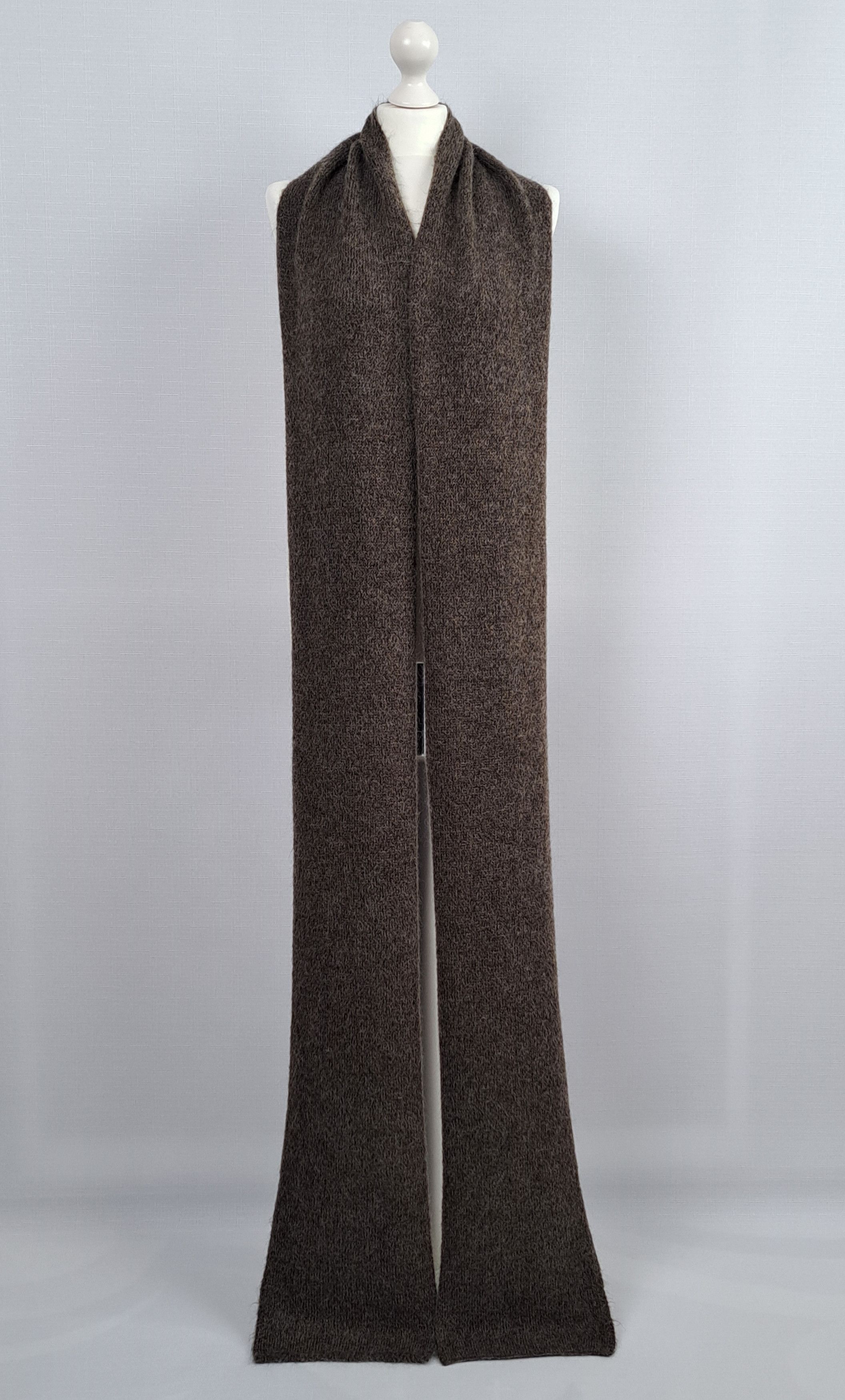 Sarah Pacini Sarah Pacini extra long kid mohair blend knit scarf. Size ONE SIZE - 2 Thumbnail