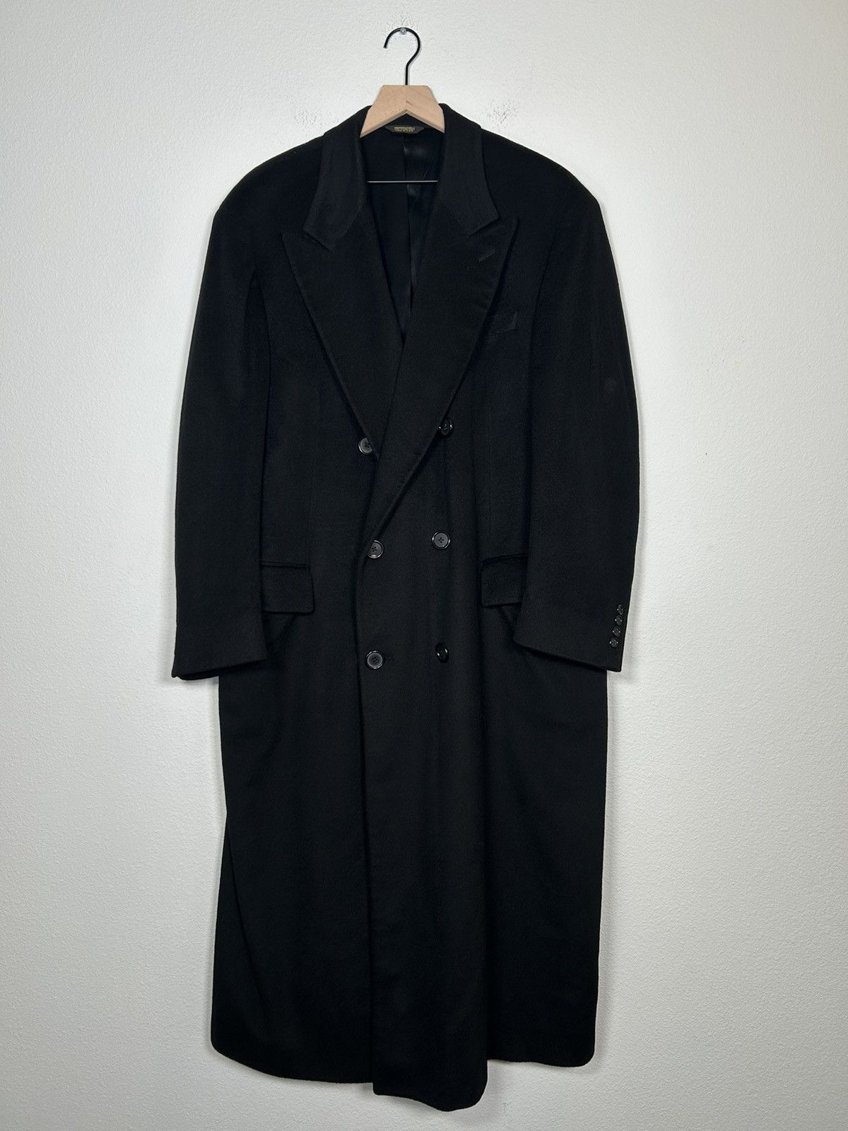 Loro Piana 100% cashmere double breasted, peak lapel trenchcoat Size US L / EU 52-54 / 3 - 1 Thumbnail
