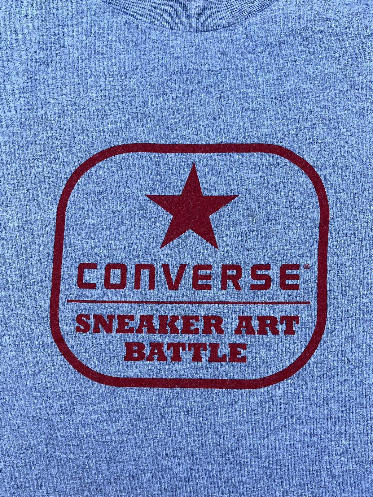 Converse × Vintage Vintage 00’s Converse “Sneaker Art Battle” T-Shirt Size US L / EU 52-54 / 3 - 4 Thumbnail