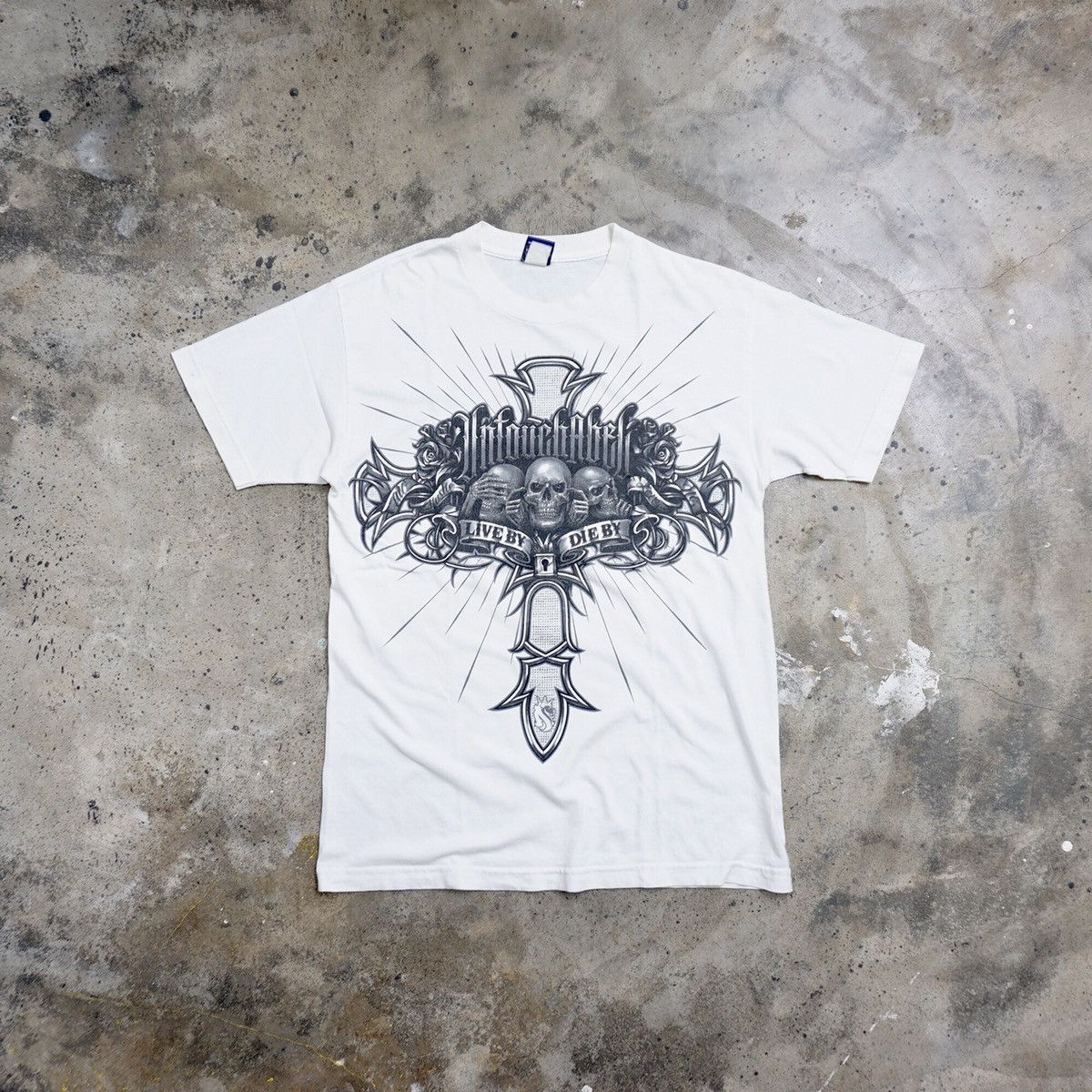 Affliction Vintage Y2K skull tee Size US M / EU 48-50 / 2 - 1 Thumbnail