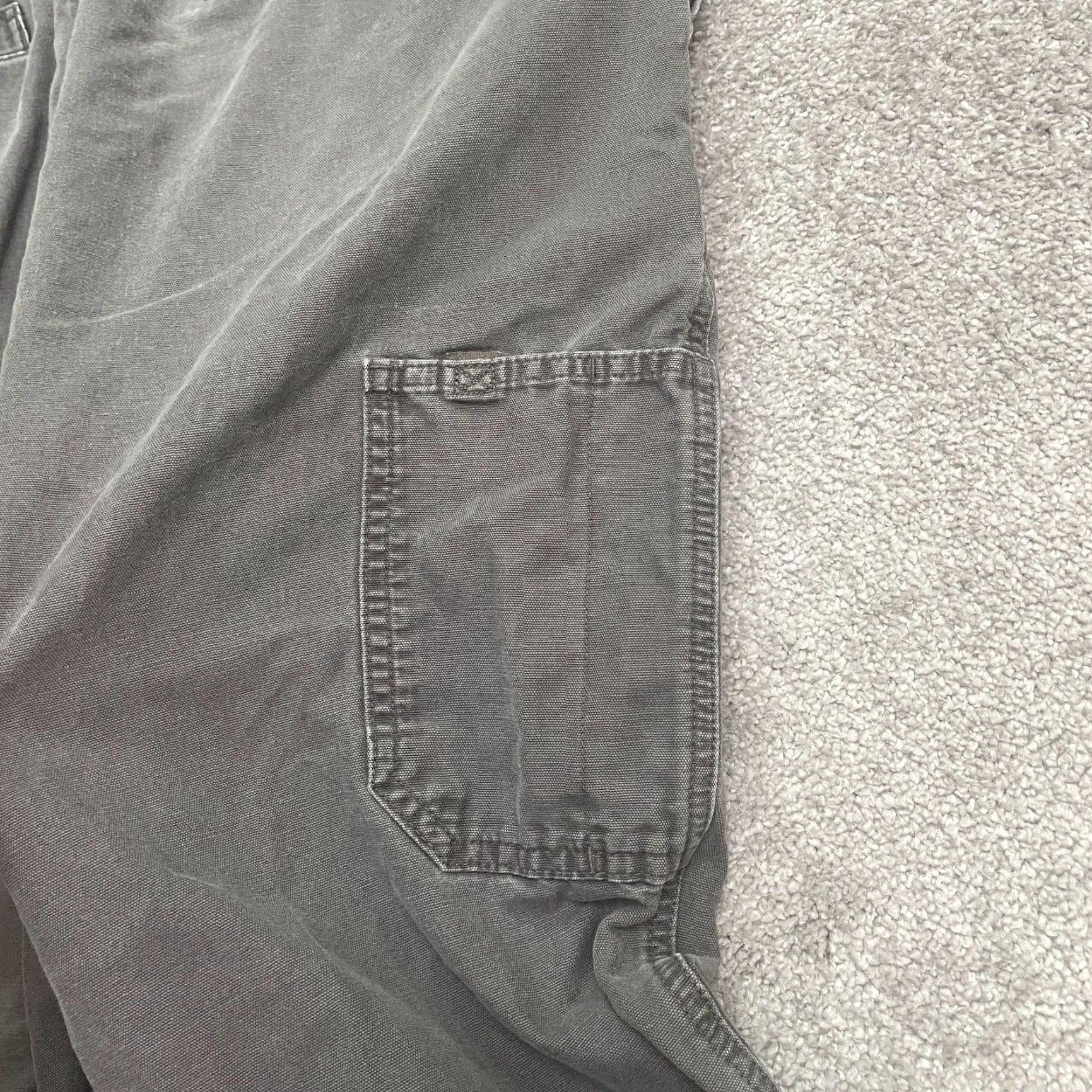Vintage Columbia Pants Mens 40 Gray Carpenter Straight Leg Cotton Workwear Outdoor Hiking Casual Size US 40 / EU 56 - 6 Thumbnail