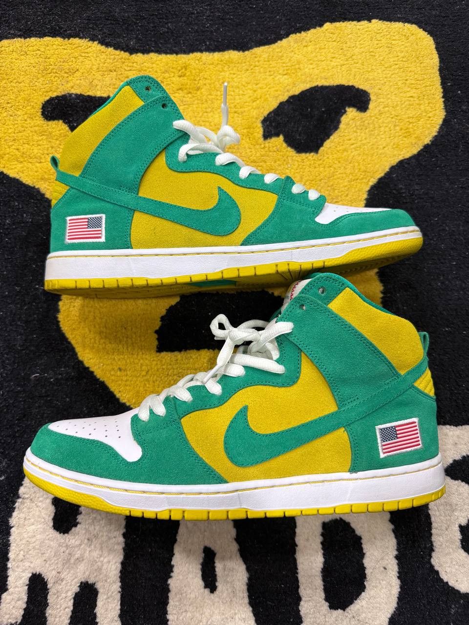 Nike Nike SB Dunk High Oakland Athletics (2015) 305050-337 Size US 13 / EU 46 - 2 Thumbnail