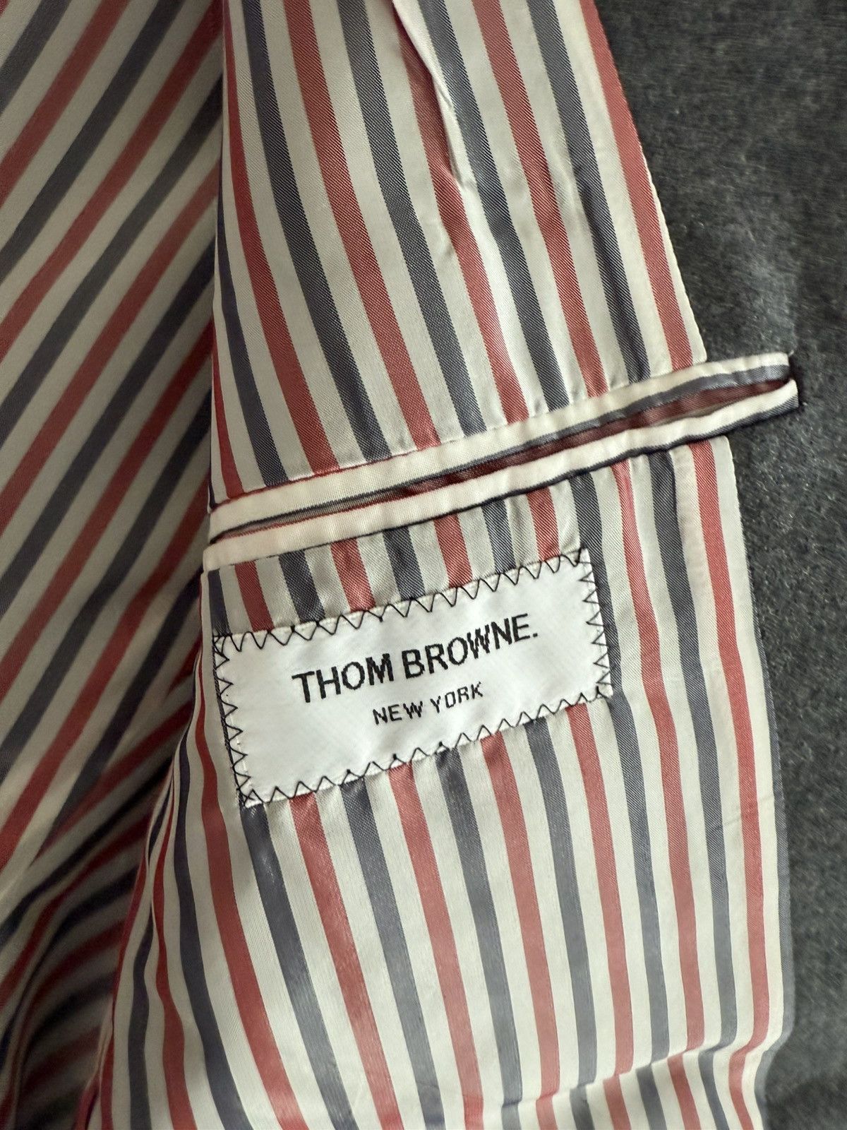 Thom Browne Thom Browne 3-Stripe Blazer Size 50S - 4 Thumbnail
