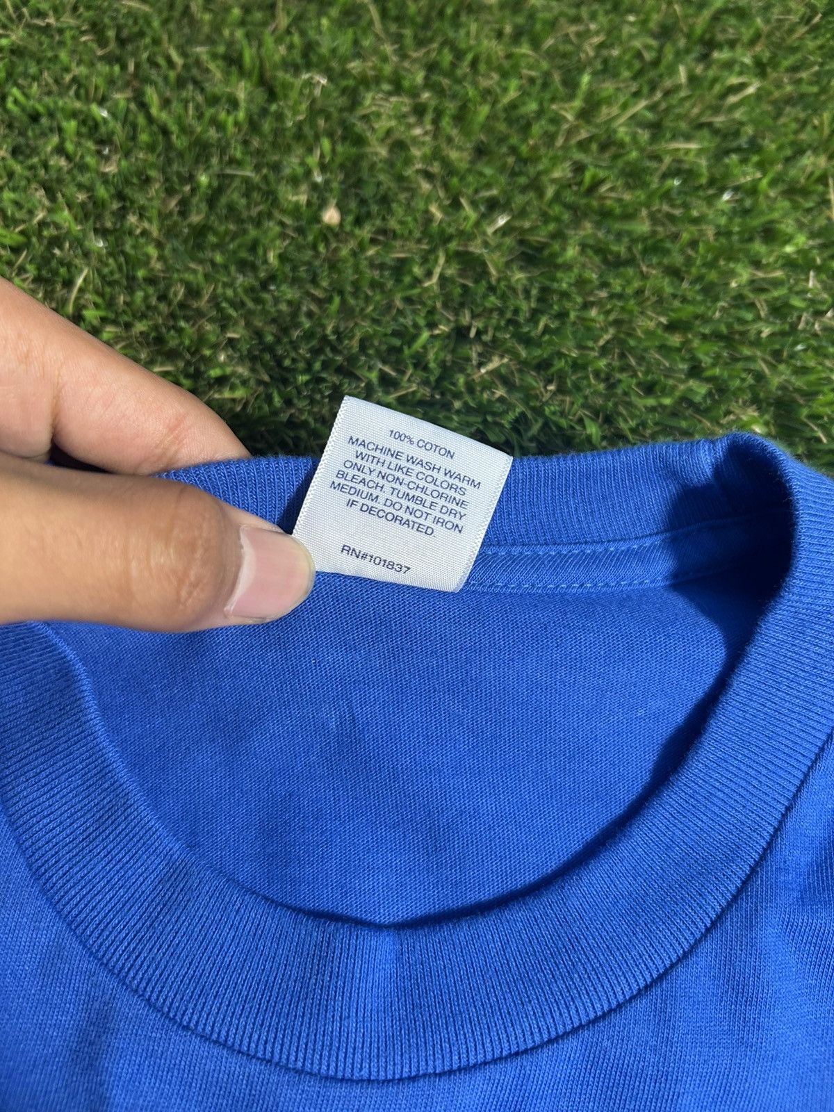 Supreme Supreme SS20 Rammellzee Blue Tee Size US L / EU 52-54 / 3 - 5 Thumbnail