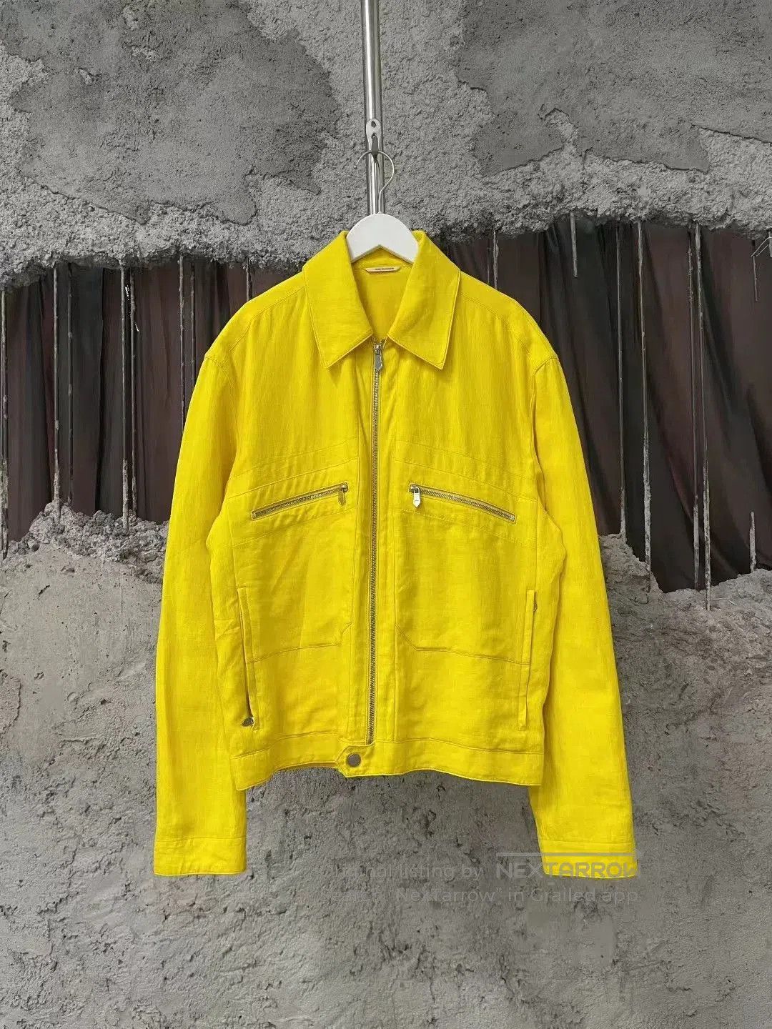 Hermes Hermes Lemon Yellow Denim Jacket. Size US M / EU 48-50 / 2 - 1 Thumbnail