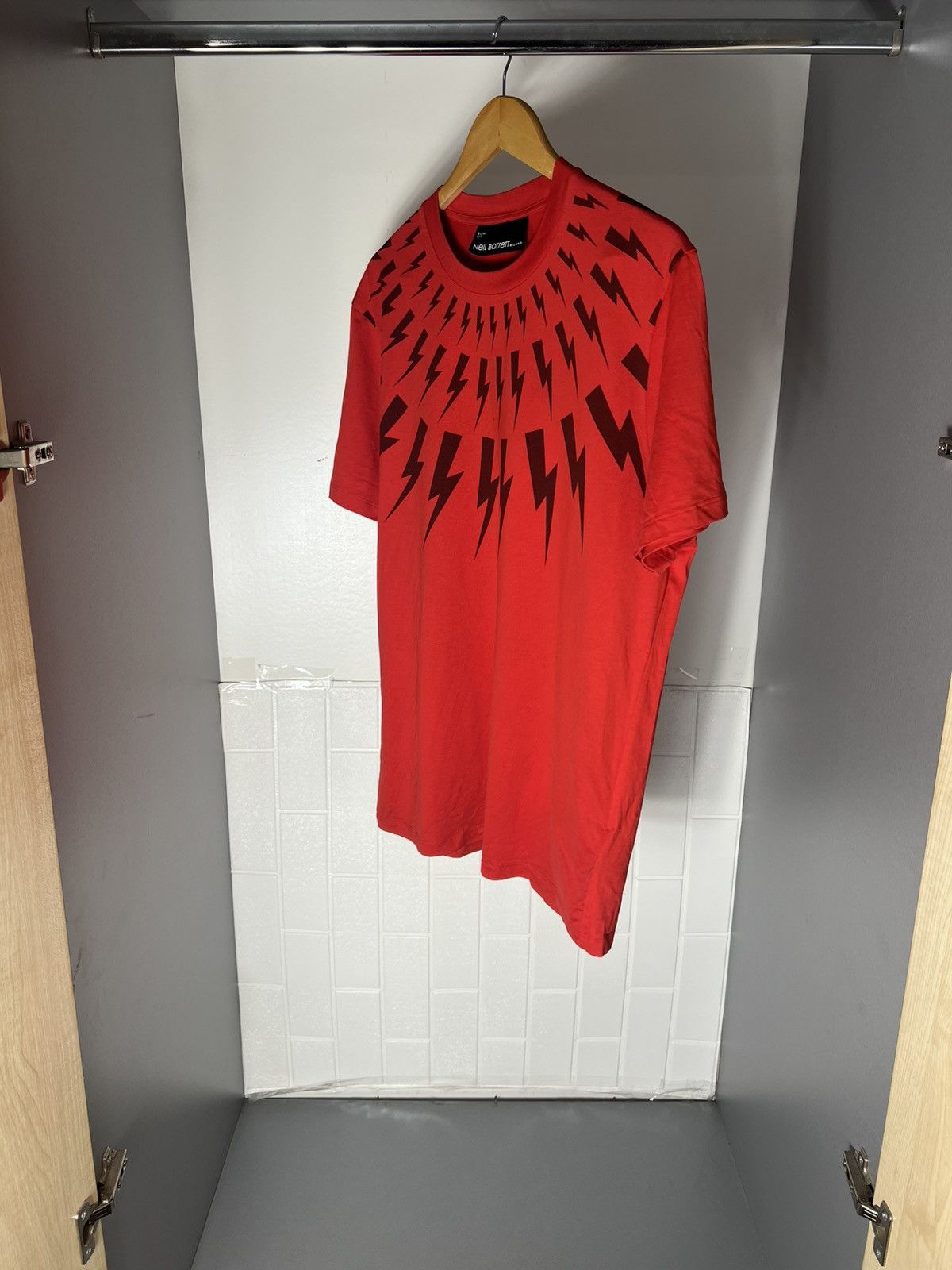 Neil Barrett NEIL BARRETT MILANO THUNDERBOLT PRINTED DESIGNER CASUAL Y2K Size US L / EU 52-54 / 3 - 3 Thumbnail