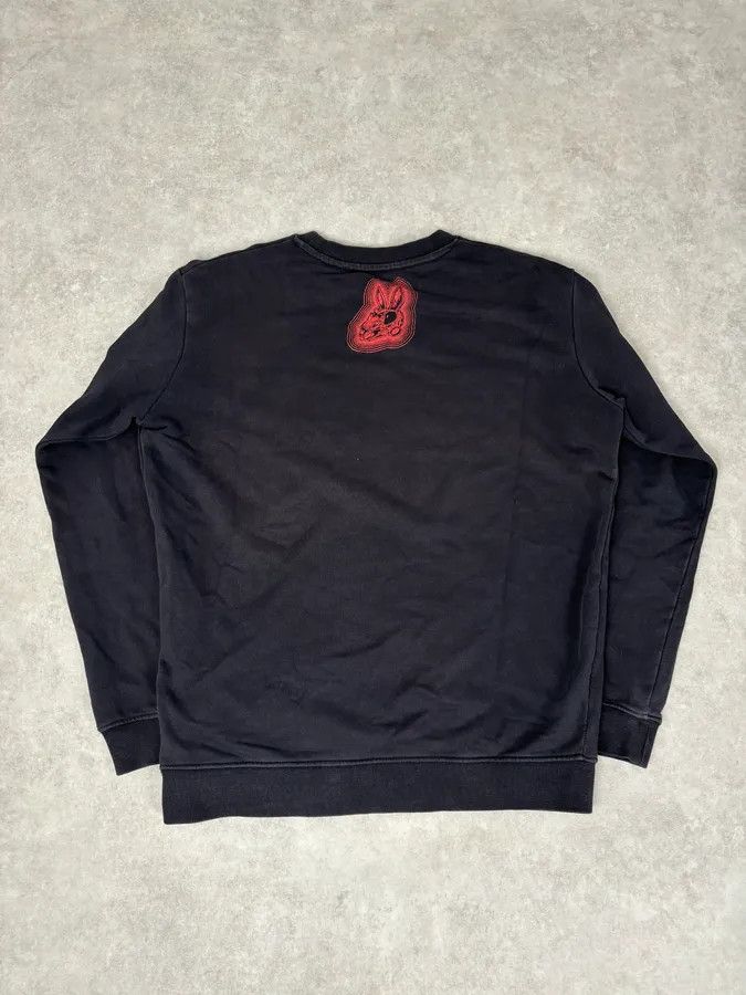 Alexander McQueen Alexander McQueen Nasty Rabbit Red & Black Crewneck Sweater Size US M / EU 48-50 / 2 - 5 Thumbnail