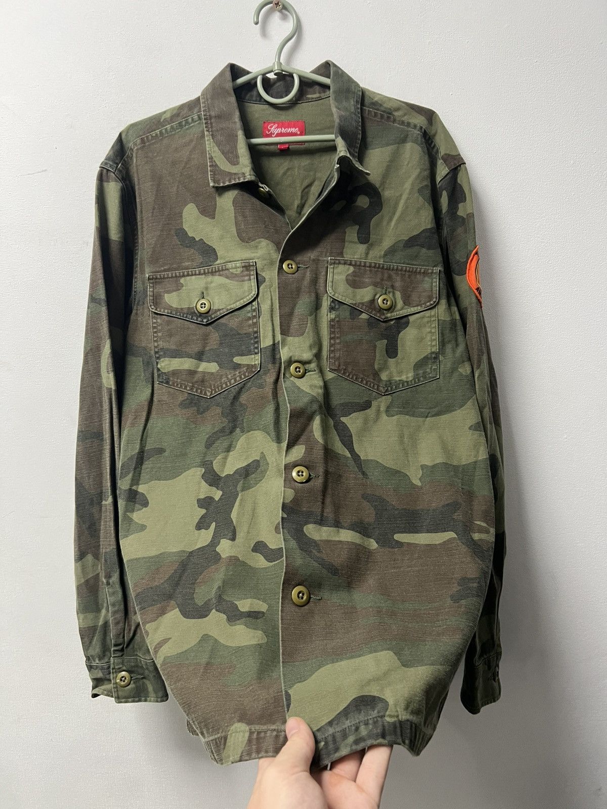 Supreme Supreme Military “Army” Overshirt Jacket Y2K Y8K Size US L / EU 52-54 / 3 - 5 Thumbnail