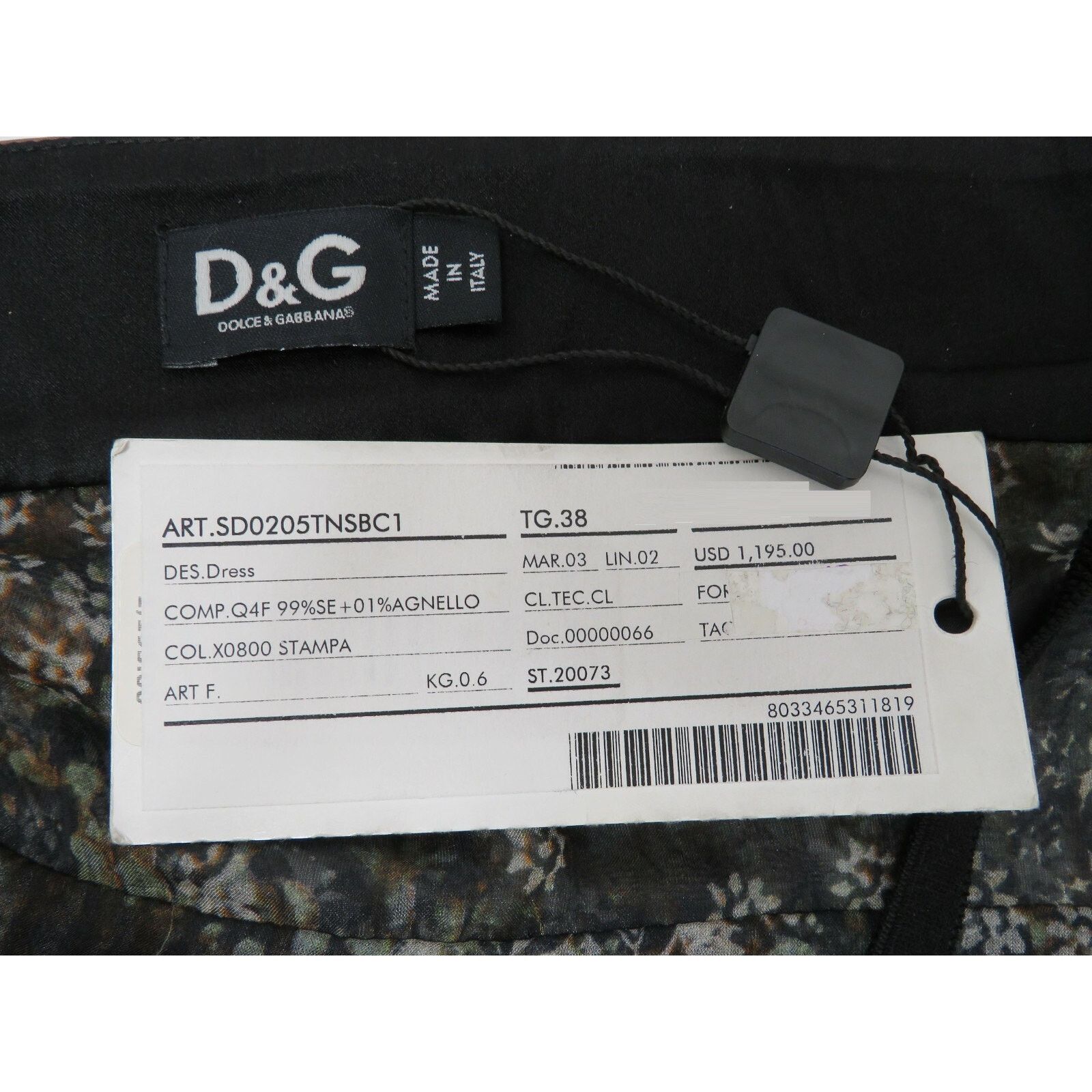 Dolce & Gabbana DOLCE GABBANA FLORAL SILK LEATHER SHORT SLEEVELESS DRESS 38 Size XS / US 0-2 / IT 36-38 - 11 Thumbnail