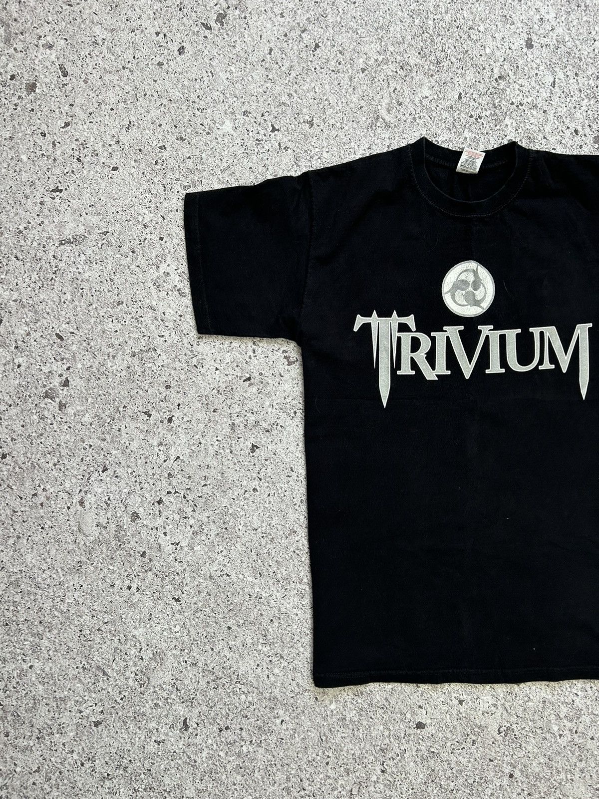 Band Tees × Vintage Vintage 2000’s Trivium Black Crusaide Rock Band Tour T-Shirt Size US L / EU 52-54 / 3 - 4 Thumbnail
