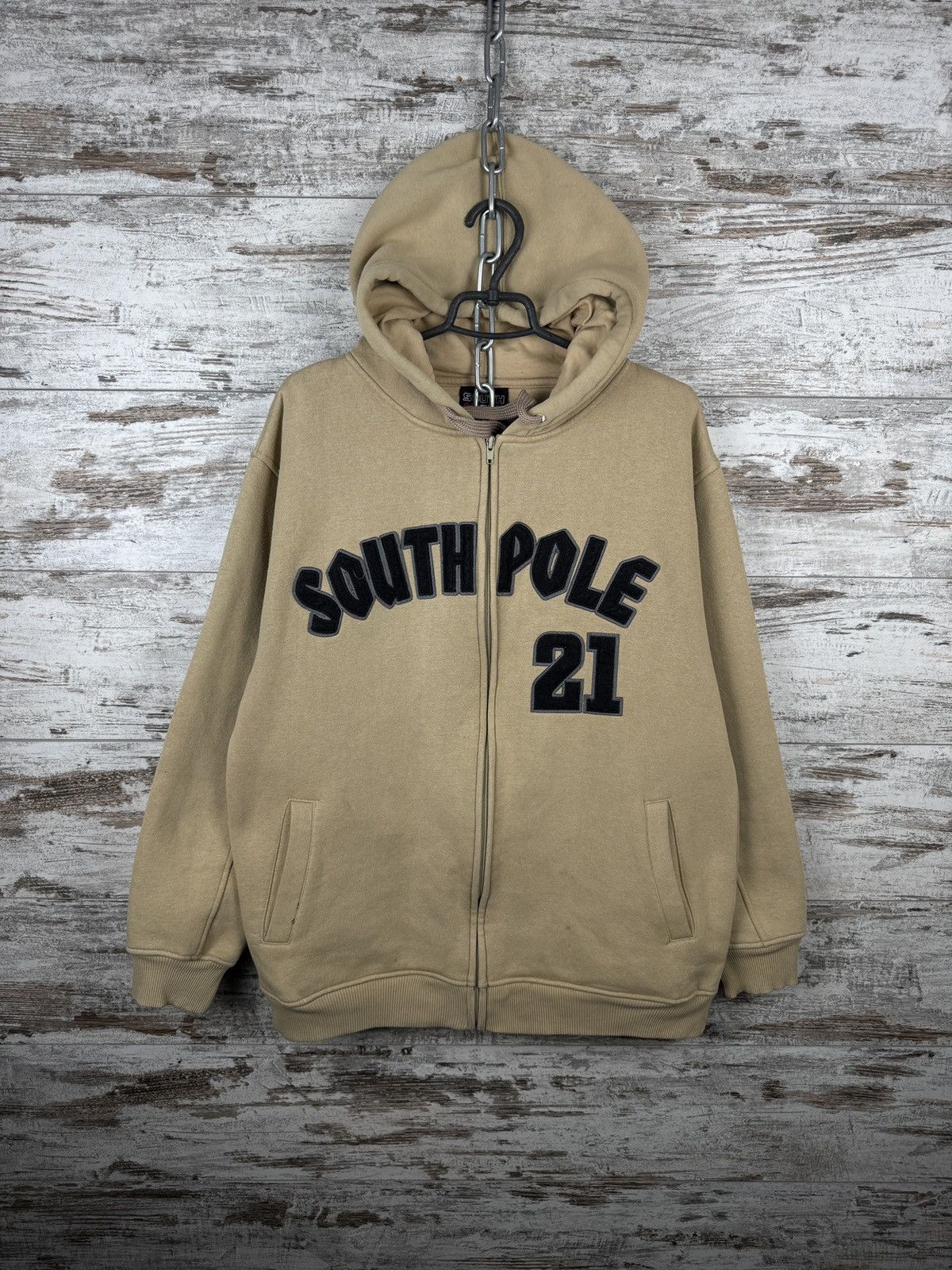 Southpole Mens Vintage SouthPole 21 Zip hoodie y2k jacket crazy Size US L / EU 52-54 / 3 - 2 Thumbnail