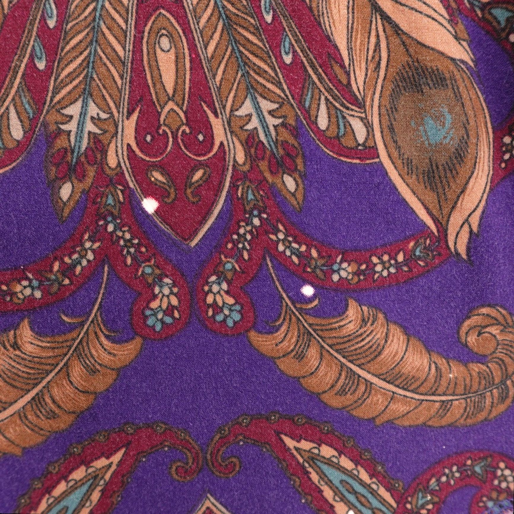 Vintage VINTAGE Panhandle Slim Shirt Mens 2XL Purple Paisley Button-Up Western Rodeo 90s Size US XXL / EU 58 / 5 - 5 Thumbnail