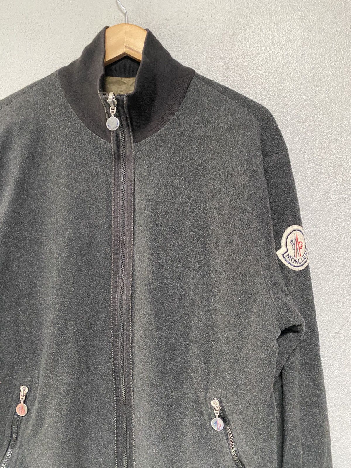 Moncler Moncler bomber jacket two way nylon/fleece jacket Size US XL / EU 56 / 4 - 11 Thumbnail