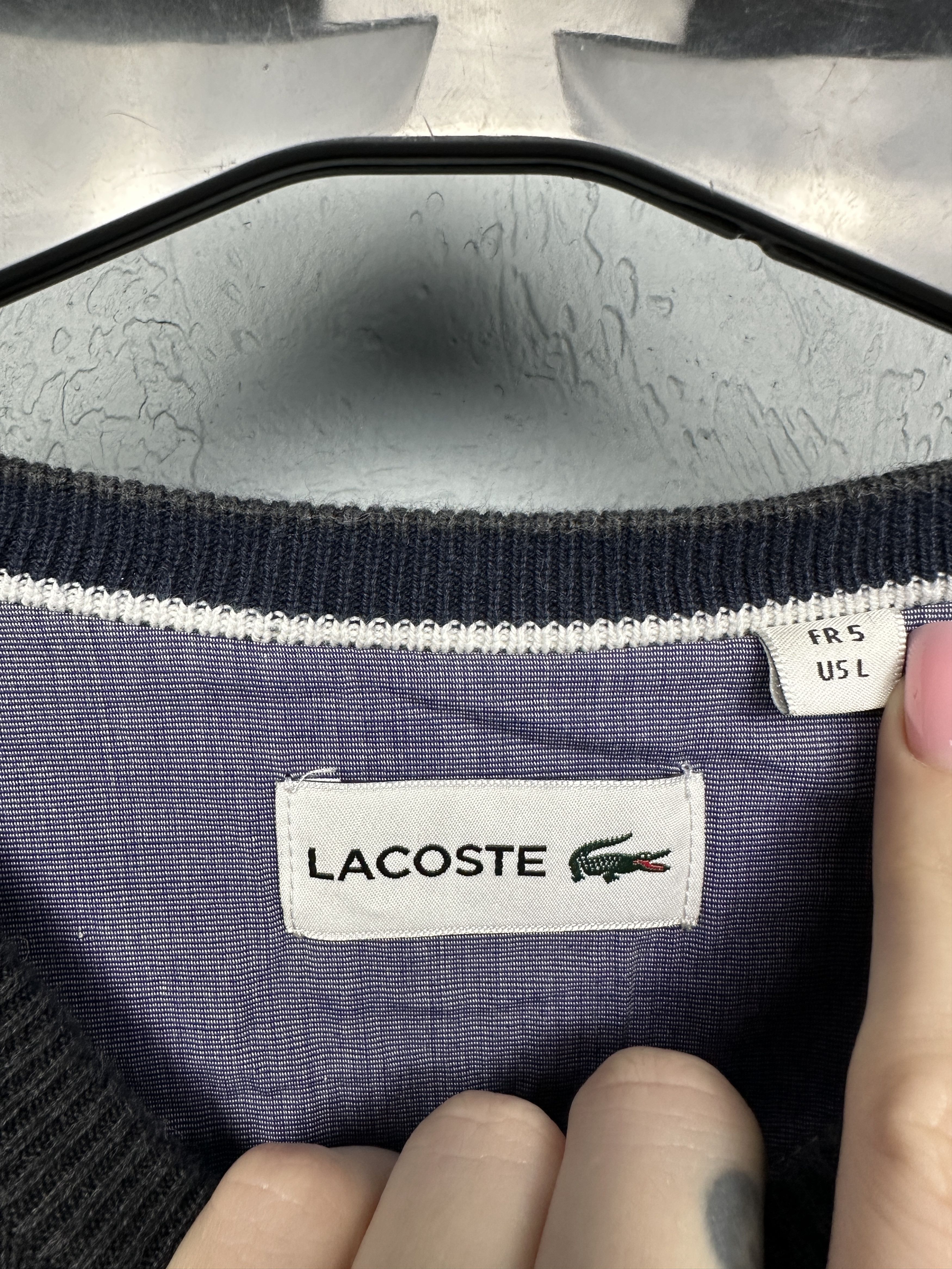 Lacoste Lacoste Mens Crew Neck Sweater Size US L / EU 52-54 / 3 - 4 Thumbnail