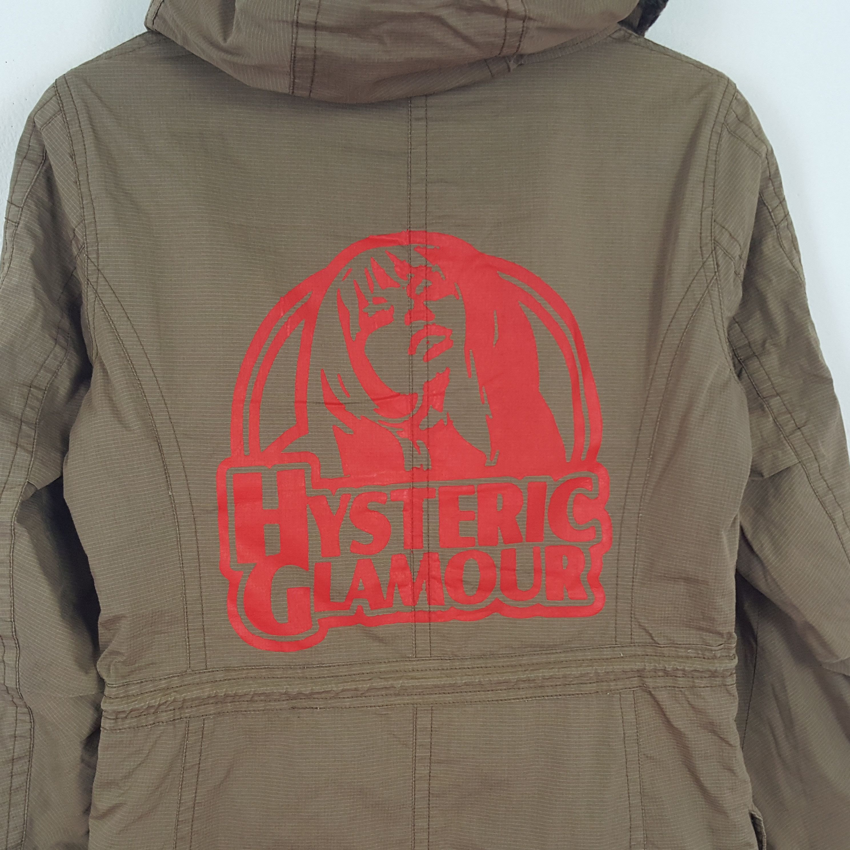 Hysteric Glamour × Japanese Brand × Vintage Vintage Hysteric Glamour Custom Logo Winter Parka Jacket Size US S / EU 44-46 / 1 - 2 Thumbnail