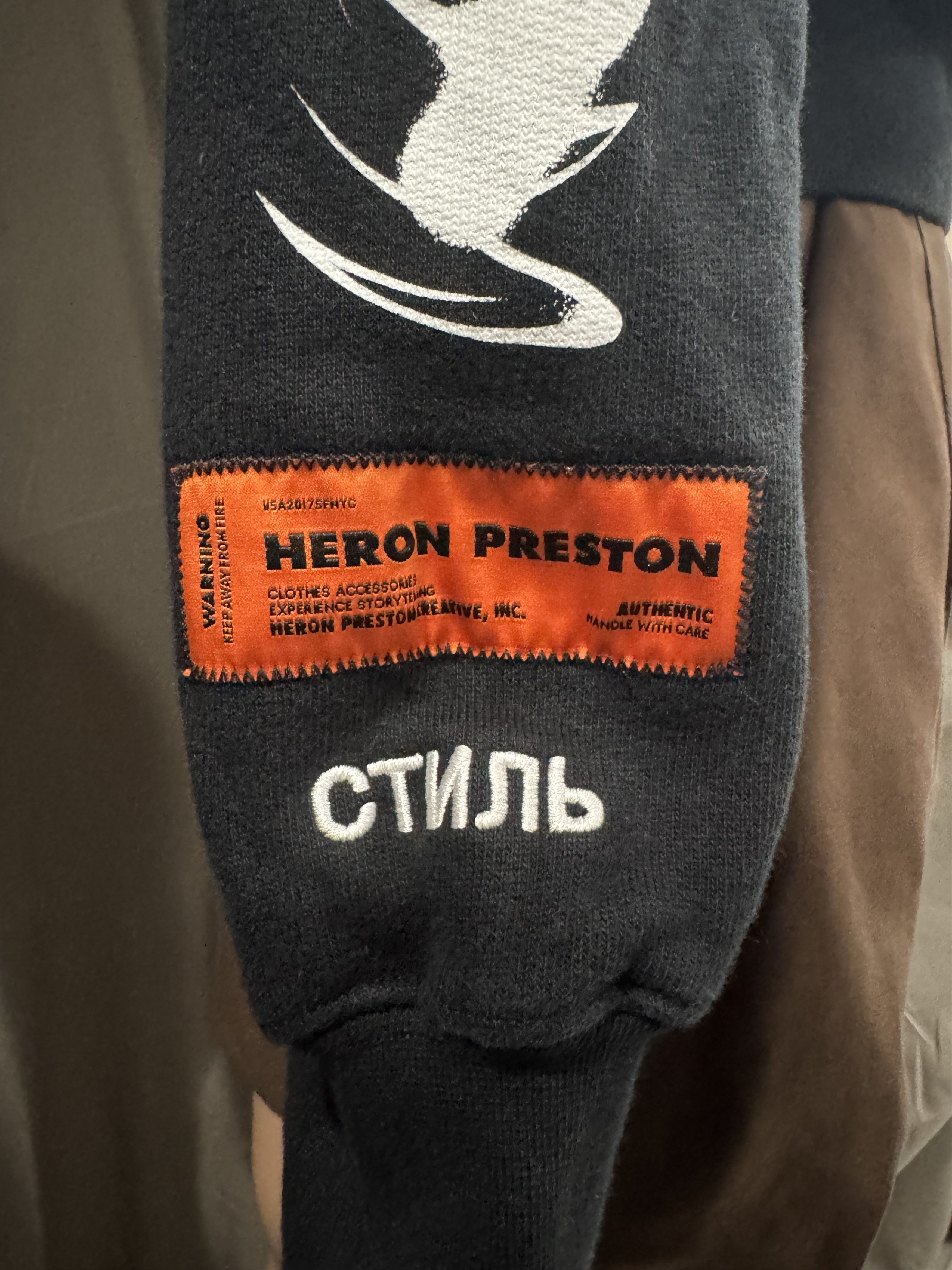 Heron Preston Heron Preston HP Brush Black Hoodie size Small Size US S / EU 44-46 / 1 - 9 Thumbnail
