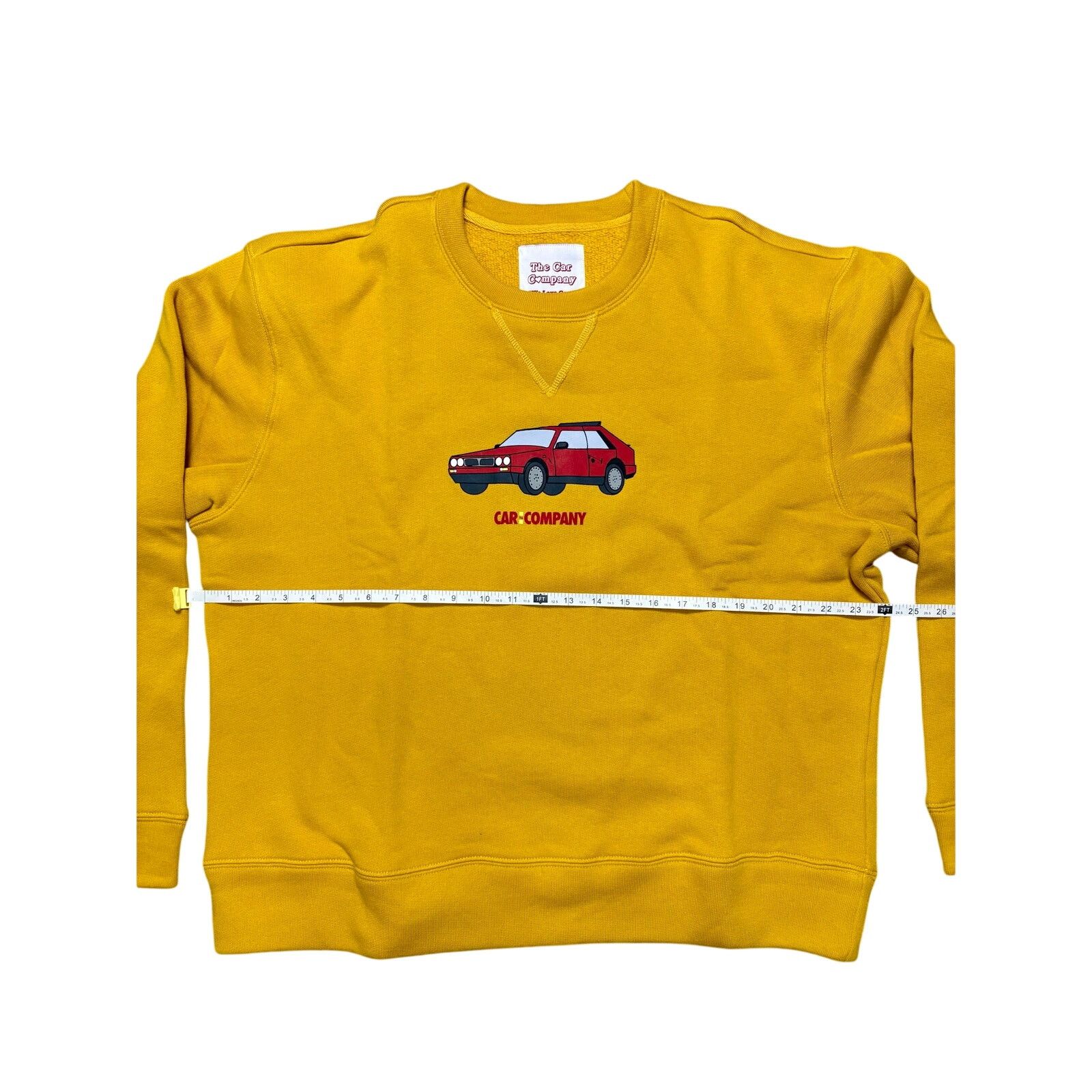 Other NWT The Car Company Men's Medium Mustard Cotton Crewneck Size US M / EU 48-50 / 2 - 3 Thumbnail