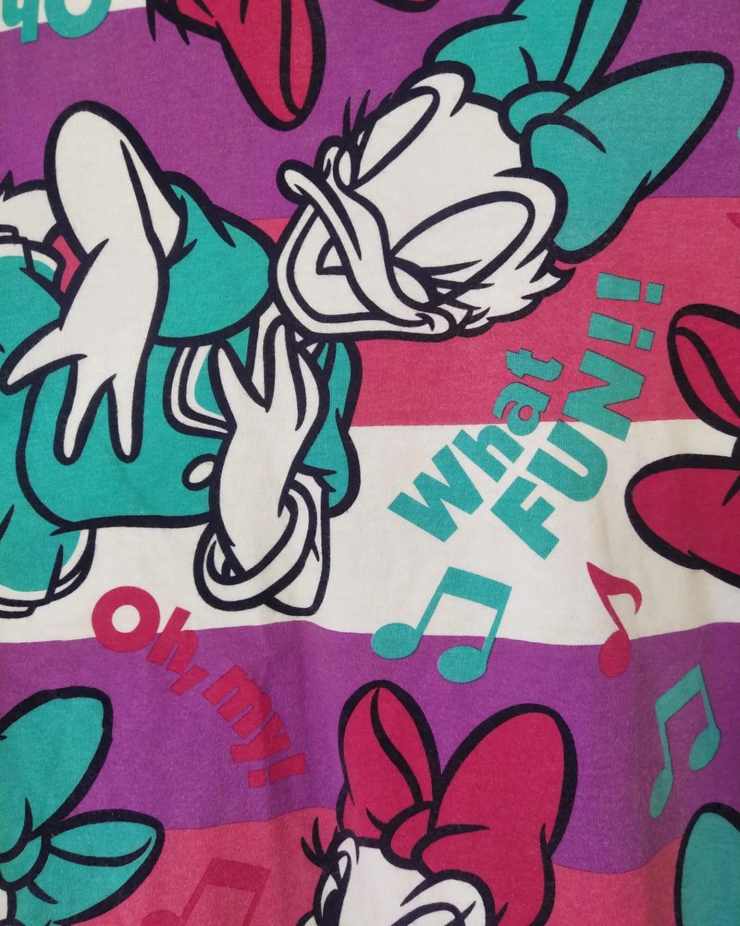 Cartoon Network × Disney Disney's Daisy Duck All Over Print What Fun! Cartoon Tees Size US L / EU 52-54 / 3 - 2 Thumbnail