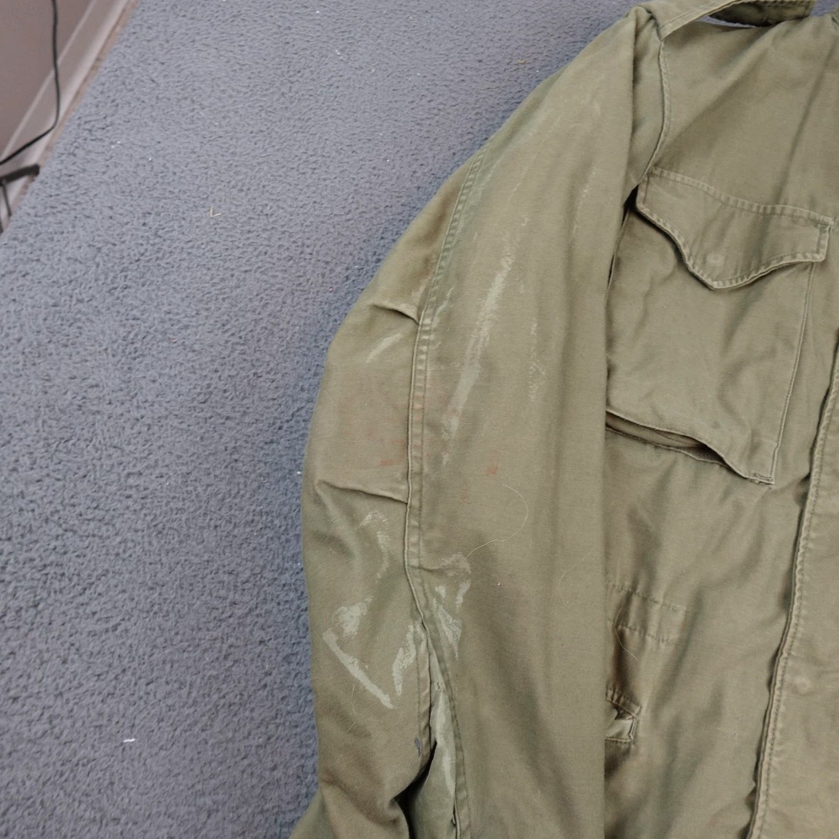 Vintage VINTAGE M65 Field Jacket Mens Medium Green Cotton Military Army Full Zip Size US M / EU 48-50 / 2 - 4 Thumbnail