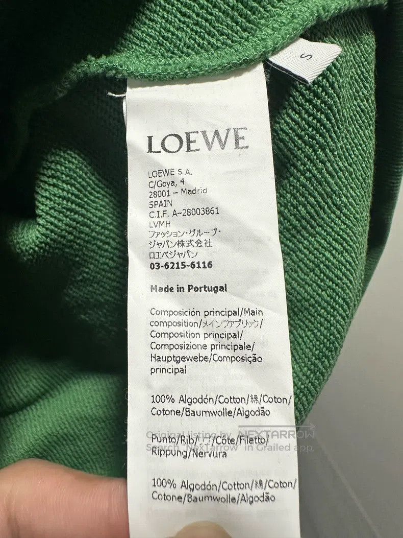 Loewe Loewe Leather patch logo hoodie Size S / US 4 / IT 40 - 6 Thumbnail