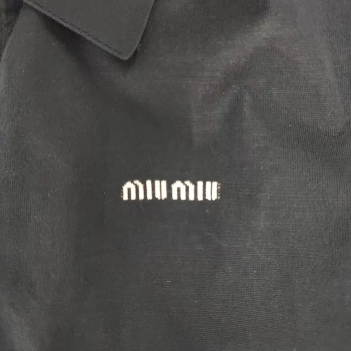 Miu Miu MIU MIU black white trim jacket women's 36 Size XS / US 0-2 / IT 36-38 - 3 Thumbnail