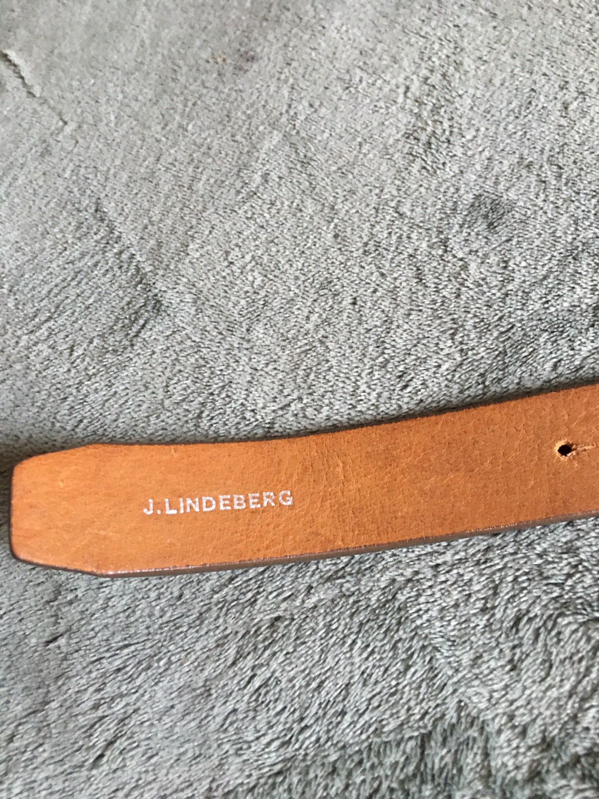 J.Lindeberg J. Lindeberg Brown Leather Italy Mens Belt Size 32 in Size 32 - 9 Thumbnail