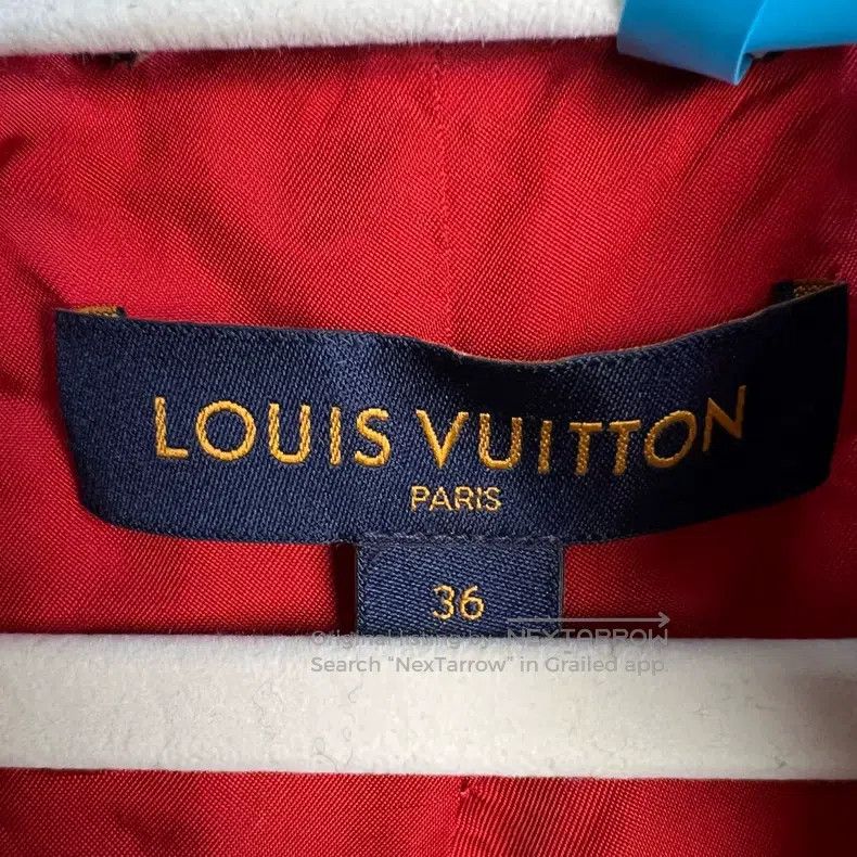 Louis Vuitton Old flower full print color matching red and