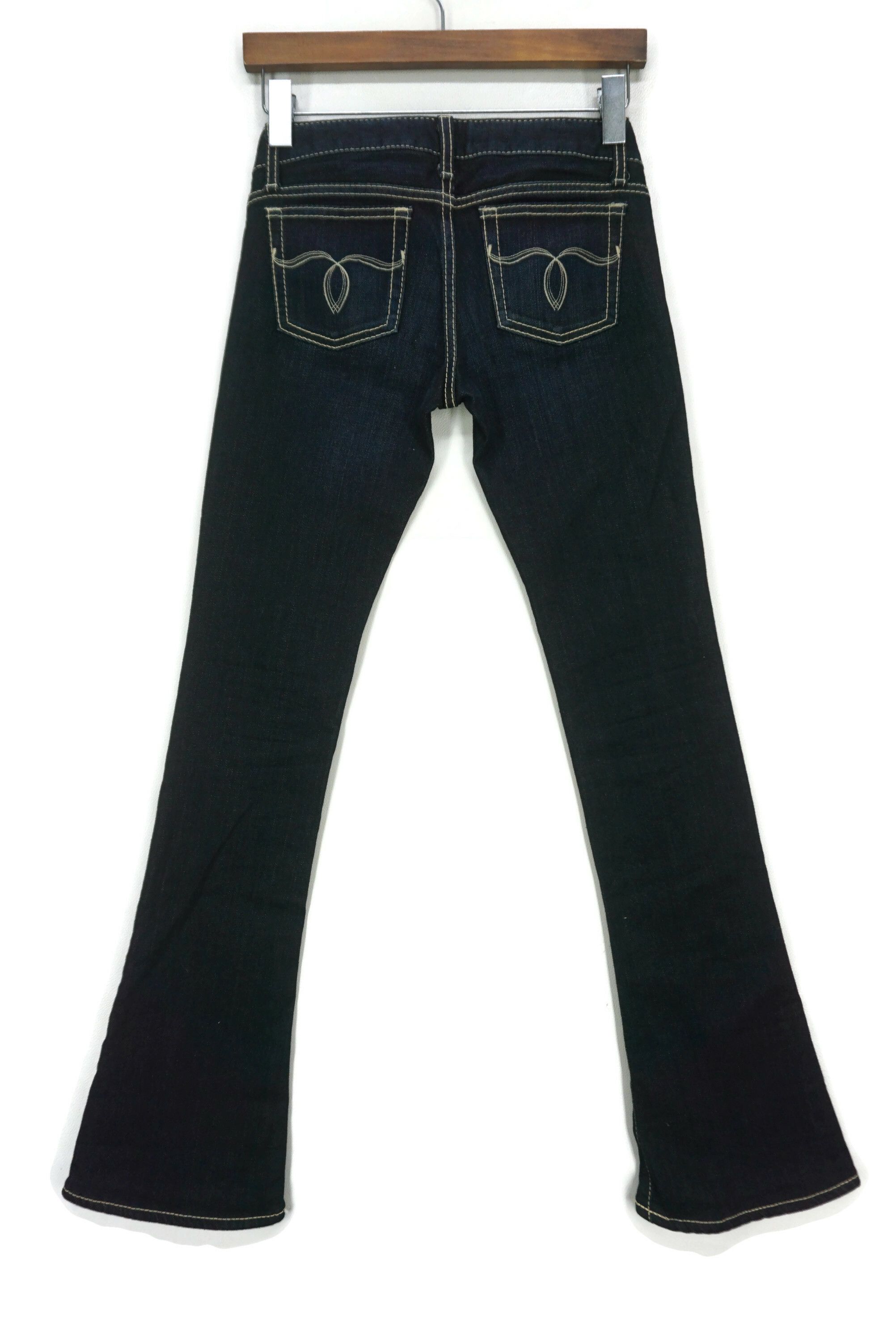 image of Bootcut Jeans Moussy Japan Flare New Age Cowboys Size 24 in Blue, Women's