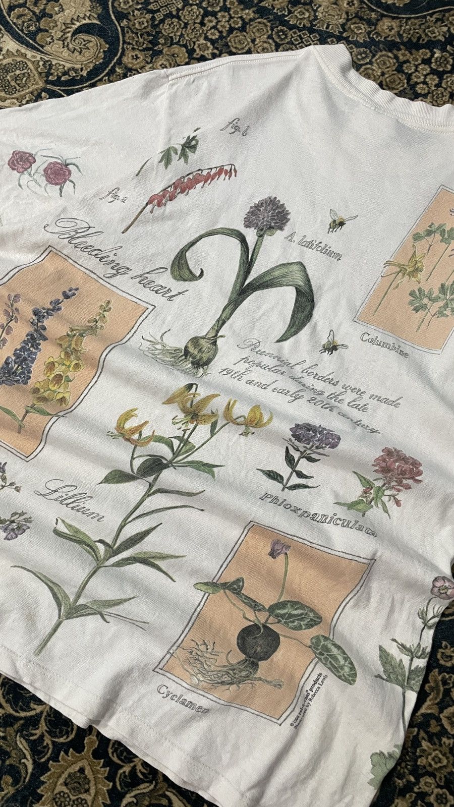 Vintage Vintage Art Botanical Rebecca Lewis 1999 Size US M / EU 48-50 / 2 - 6 Thumbnail