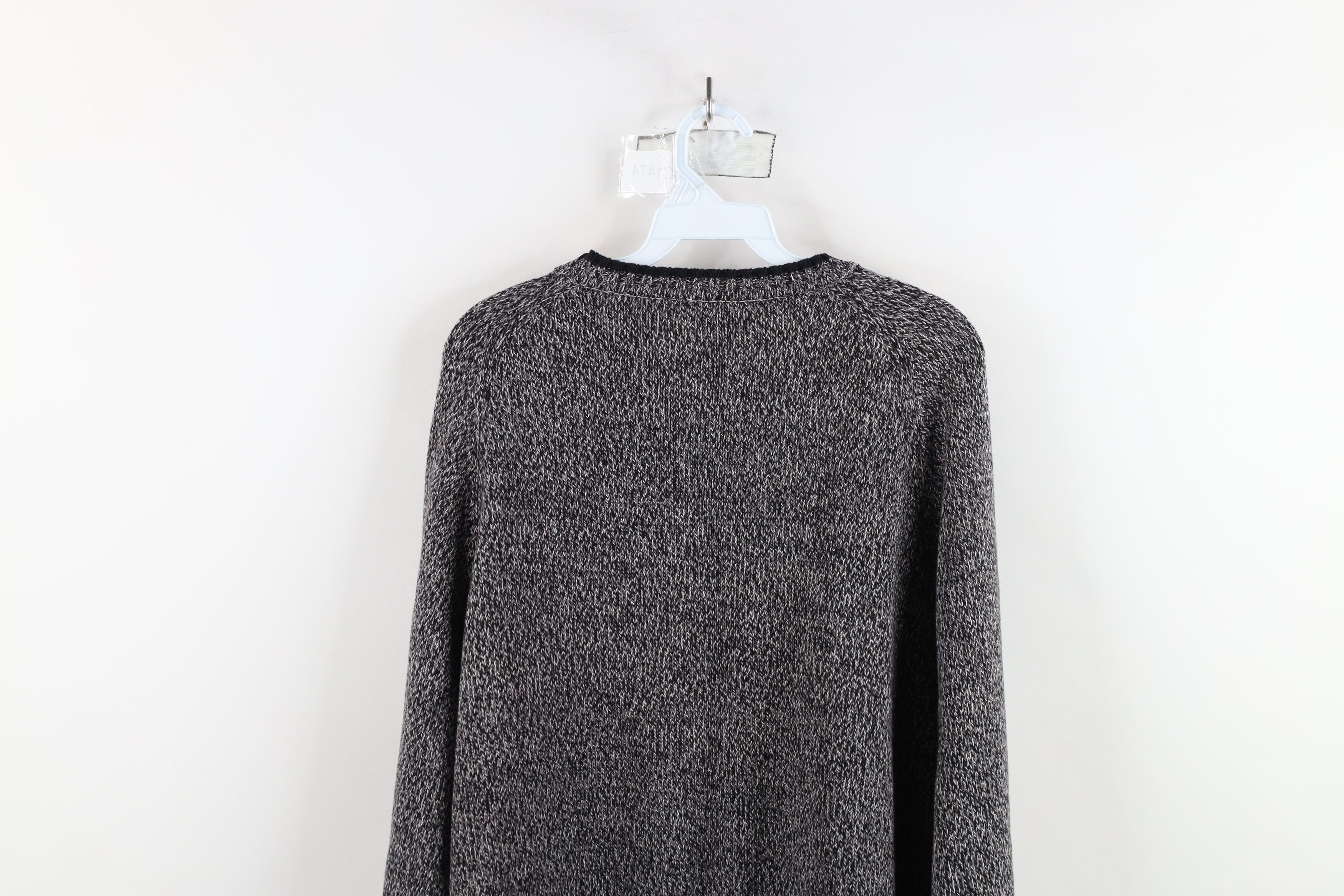 Vintage Vintage 90s Streetwear Heavyweight Crewneck Sweater Gray Size US XL / EU 56 / 4 - 8 Thumbnail