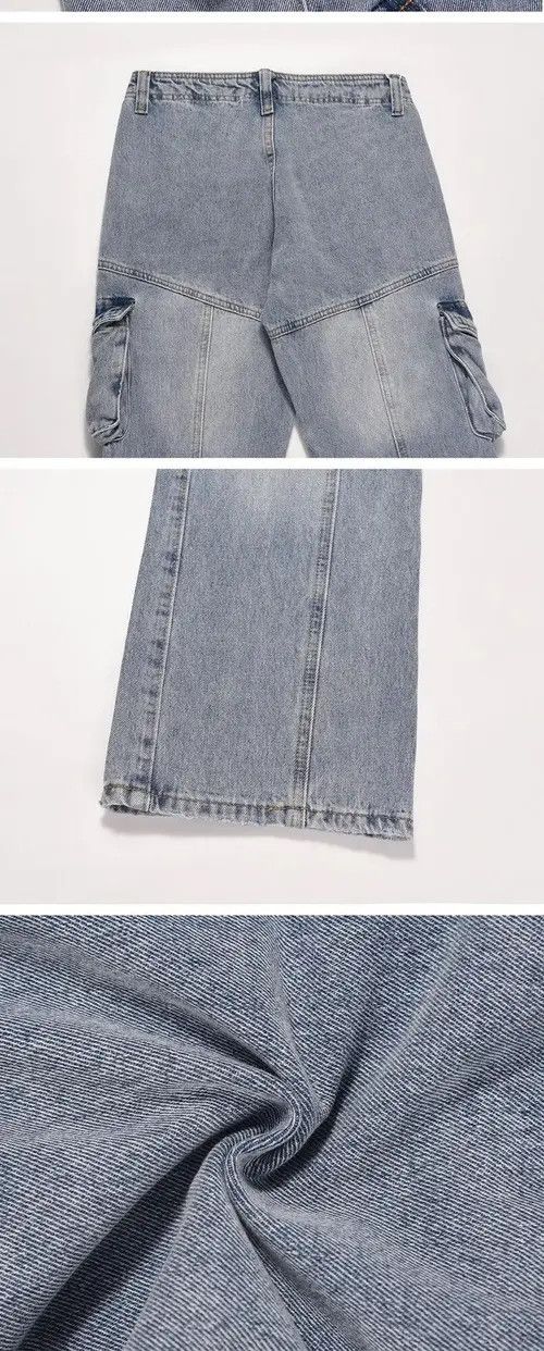 VIBE Streetwear faded y2k hiphop baggy cargo pants jeans Size US 30 / EU 46 - 5 Thumbnail