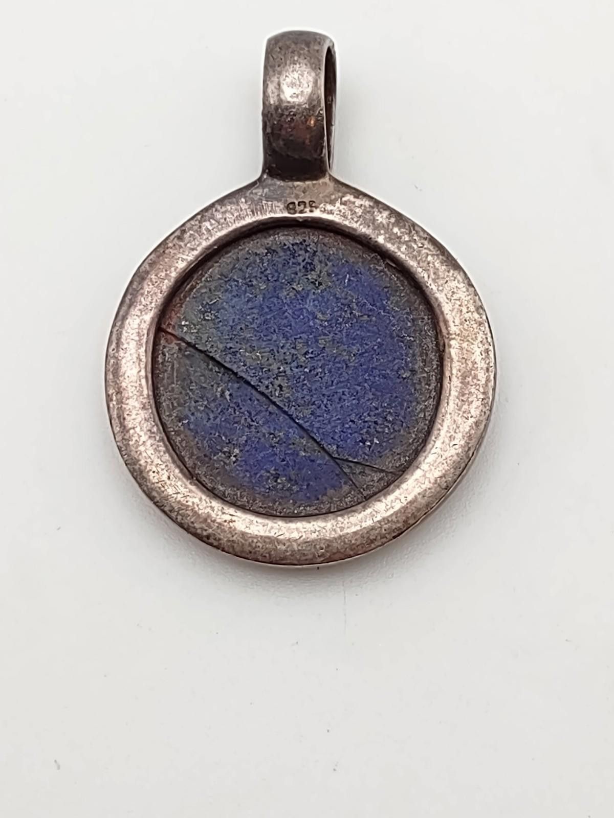 The Unbranded Brand Lapis Lazuli Sterling Silver Pendant 11.6g Starry Blue Size ONE SIZE - 2 Thumbnail