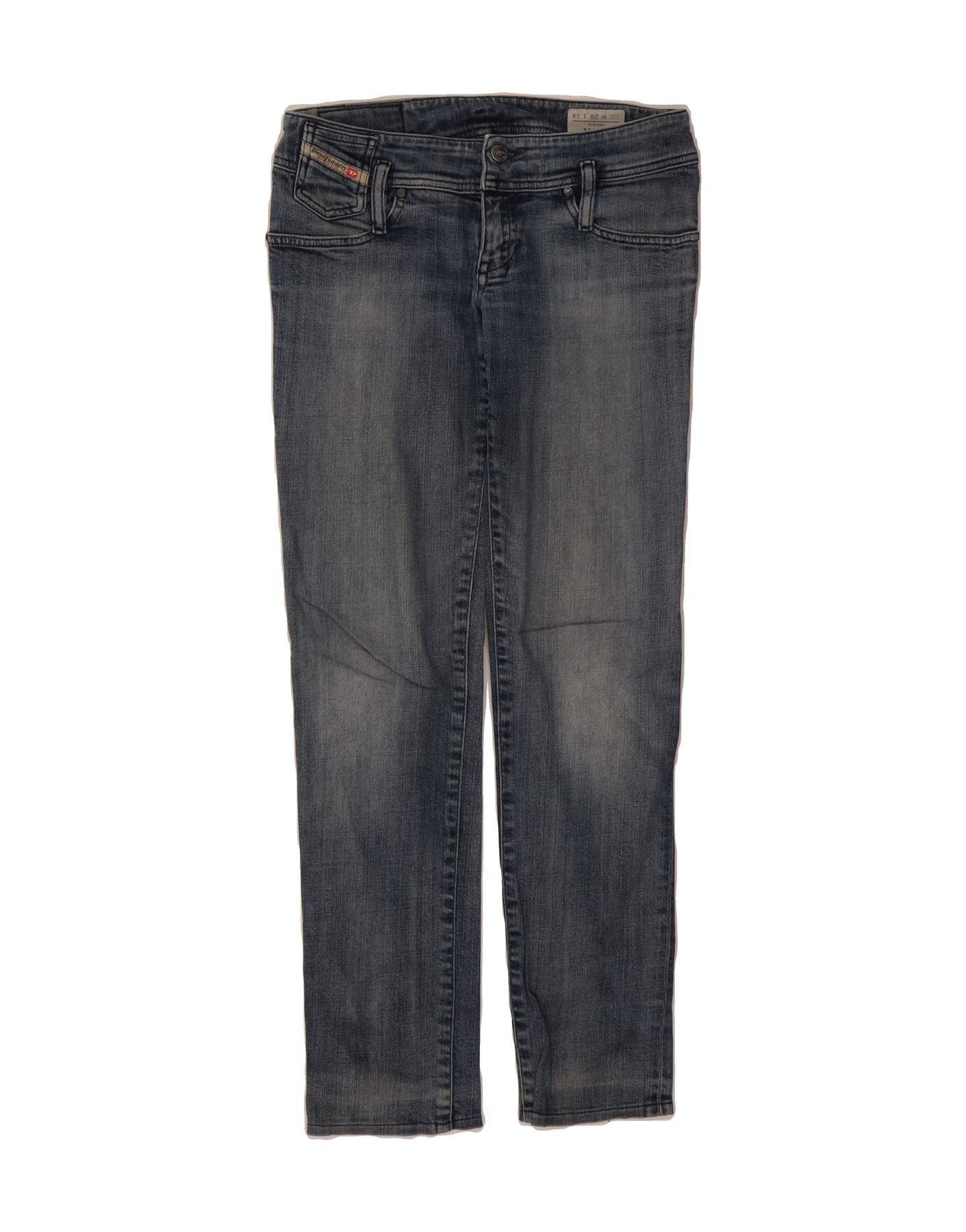 Diesel Womens Matic Slim Jeans W28 L30 Blue Cotton Size 42" / US 20 - 1 Thumbnail