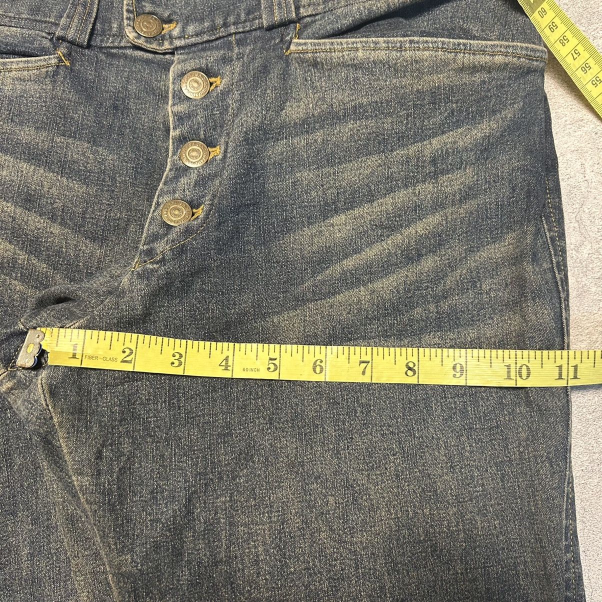 Tornado Mart SUPER FLARED ROCKSTAR TORNADO MART JEANS Size US 31 - 14 Thumbnail