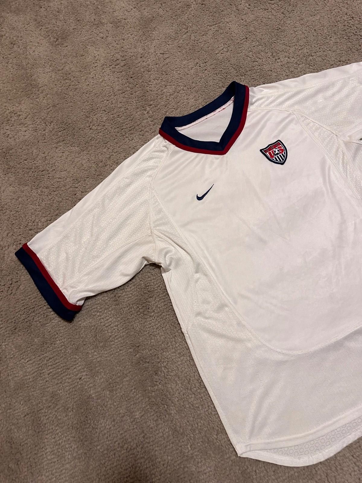 Nike Vintage 2000s NIKE USA National Team Soccer Football Jersey Size US XL / EU 56 / 4 - 3 Thumbnail