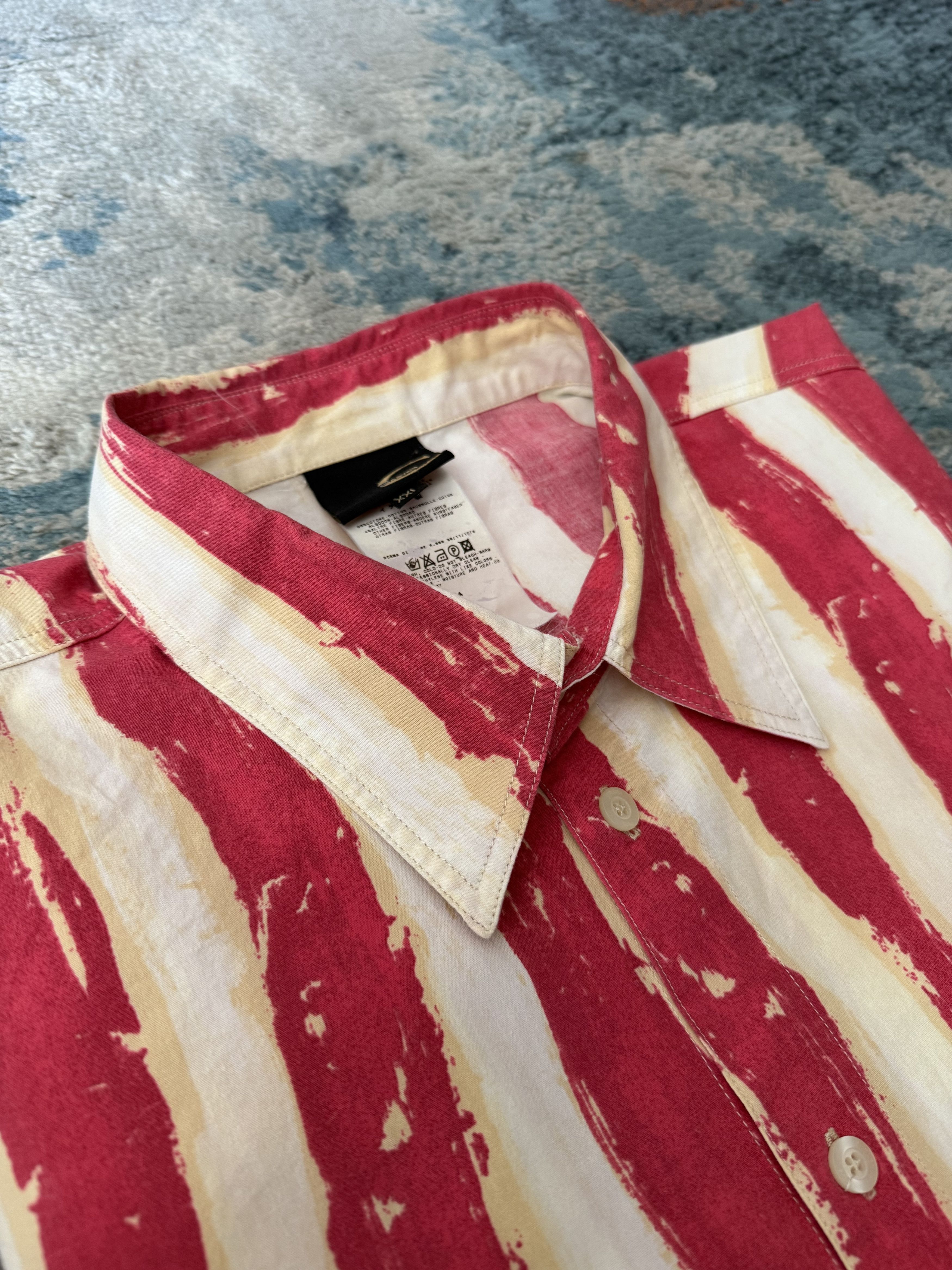 Roberto Cavalli Roberto Cavalli Vintage Y2K Hawaii bowling Shirt Size US XL / EU 56 / 4 - 8 Thumbnail