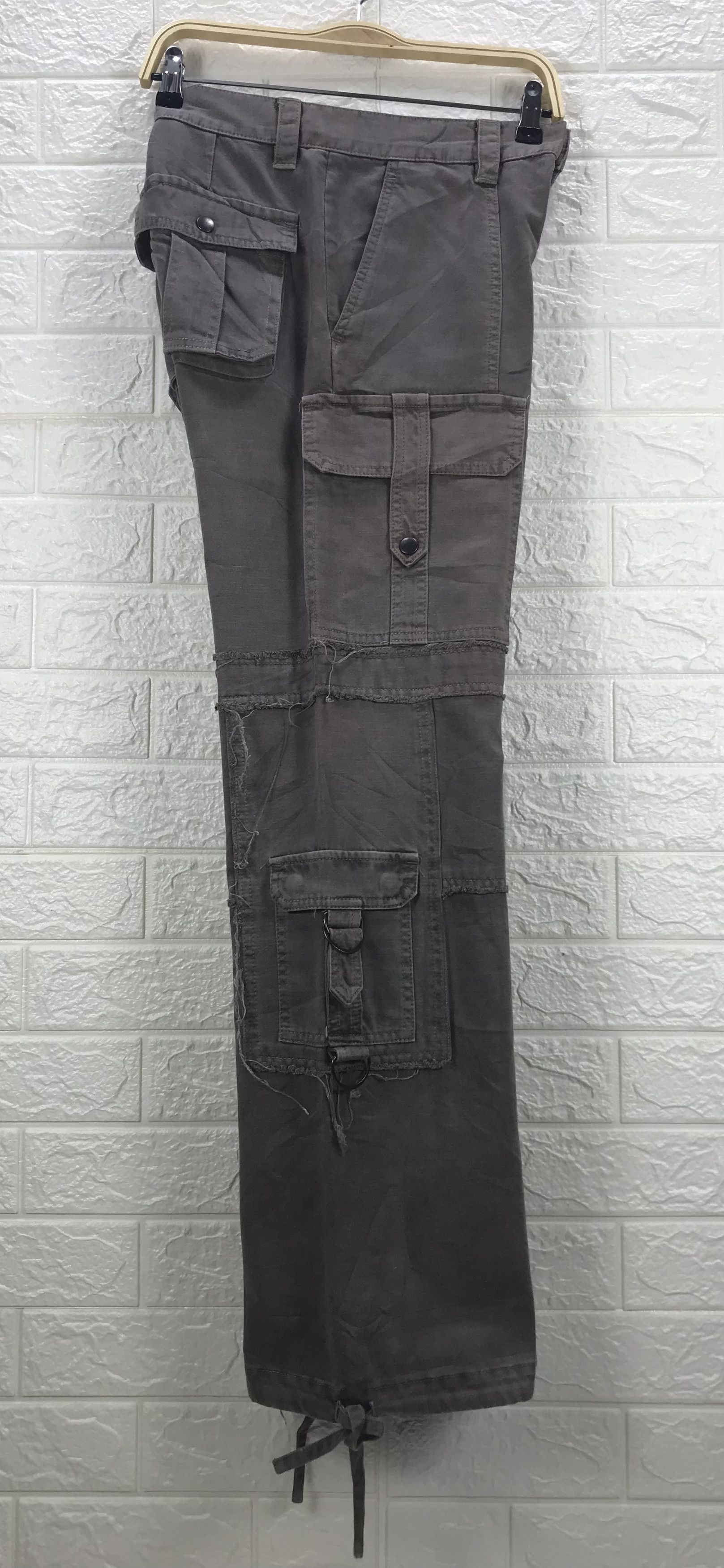Shellac Vintage Bondage Shellac Multi Pocket Cargo Pants Size US 31 - 10 Thumbnail