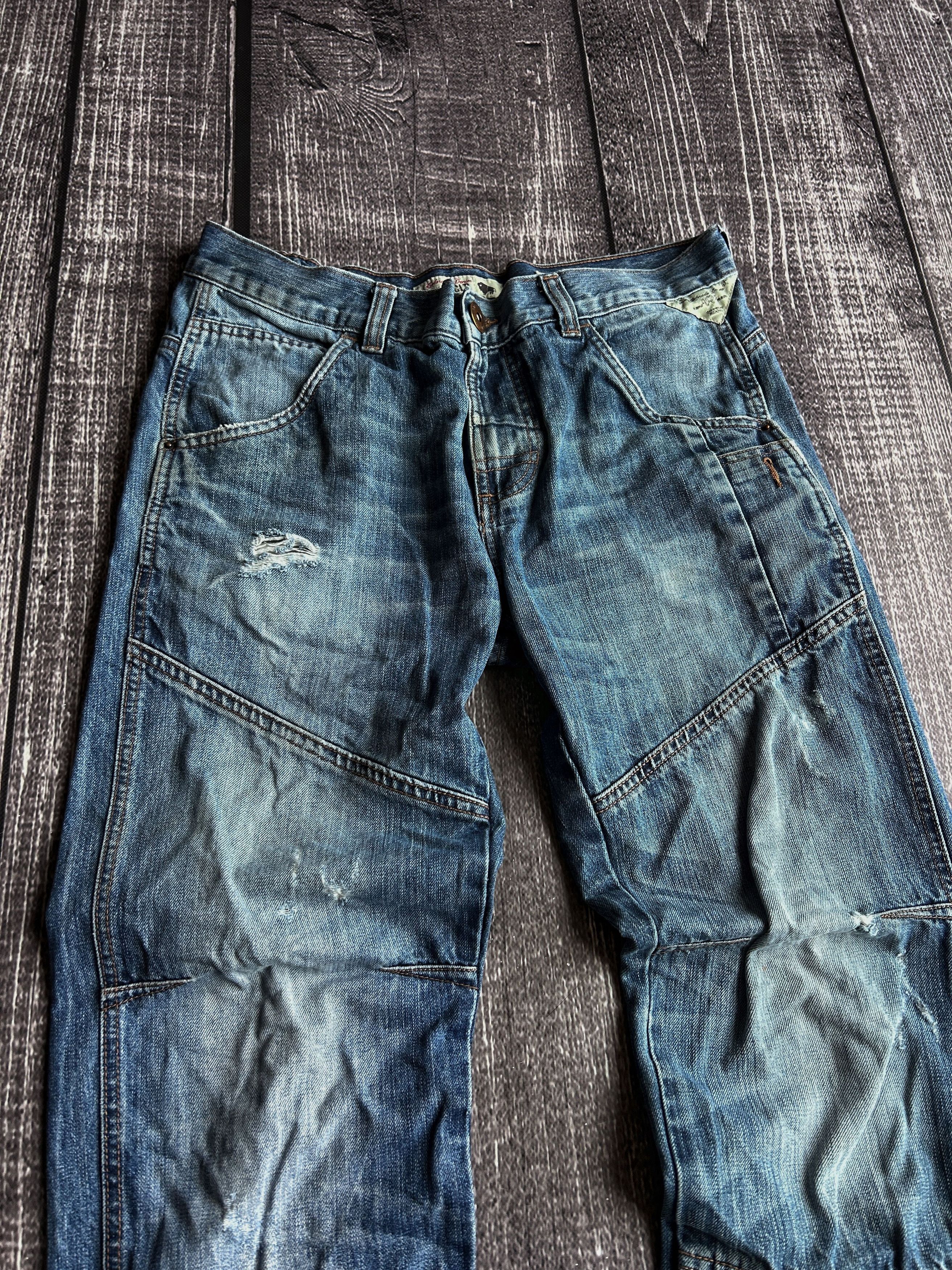 Designer VTG Rick Owens Raf Simons Balenci Style Washed Jeans 90s Size US 32 / EU 48 - 3 Thumbnail