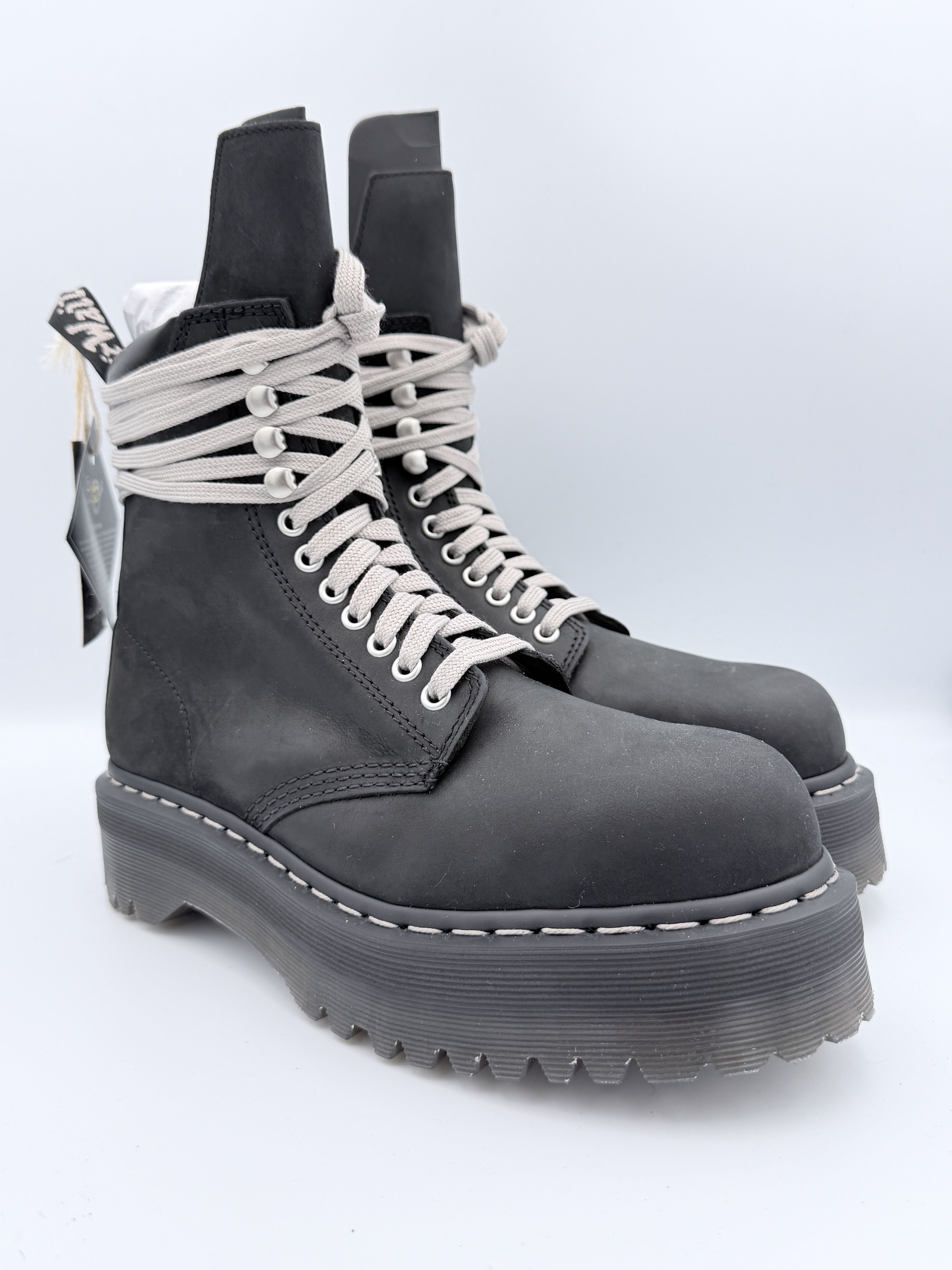 Dr. Martens × Rick Owens Rick Owens Dr. Martns 1460 Quad Sole Steel Toe Boot Size US 7.5 / EU 40-41 - 1 Thumbnail