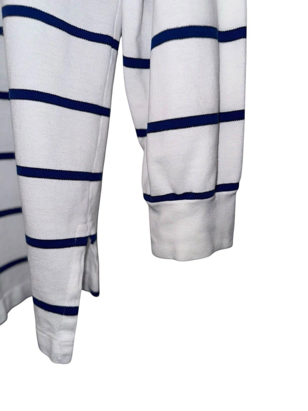 Polo Ralph Lauren Vintage Polo Golf Ralph Lauren White Blue Striped Polo Sz XL Size US XL / EU 56 / 4 - 6 Thumbnail