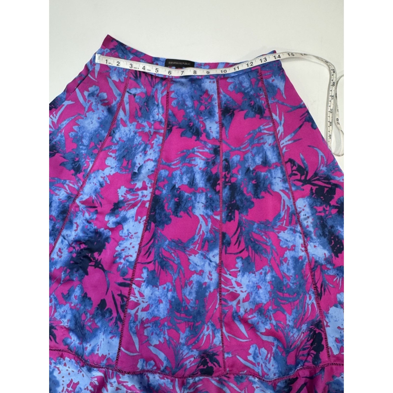 Banana Republic Banana Republic Floral Skirt Spring Print Easter Size 2 Size 26" / US 2 / IT 38 - 3 Thumbnail