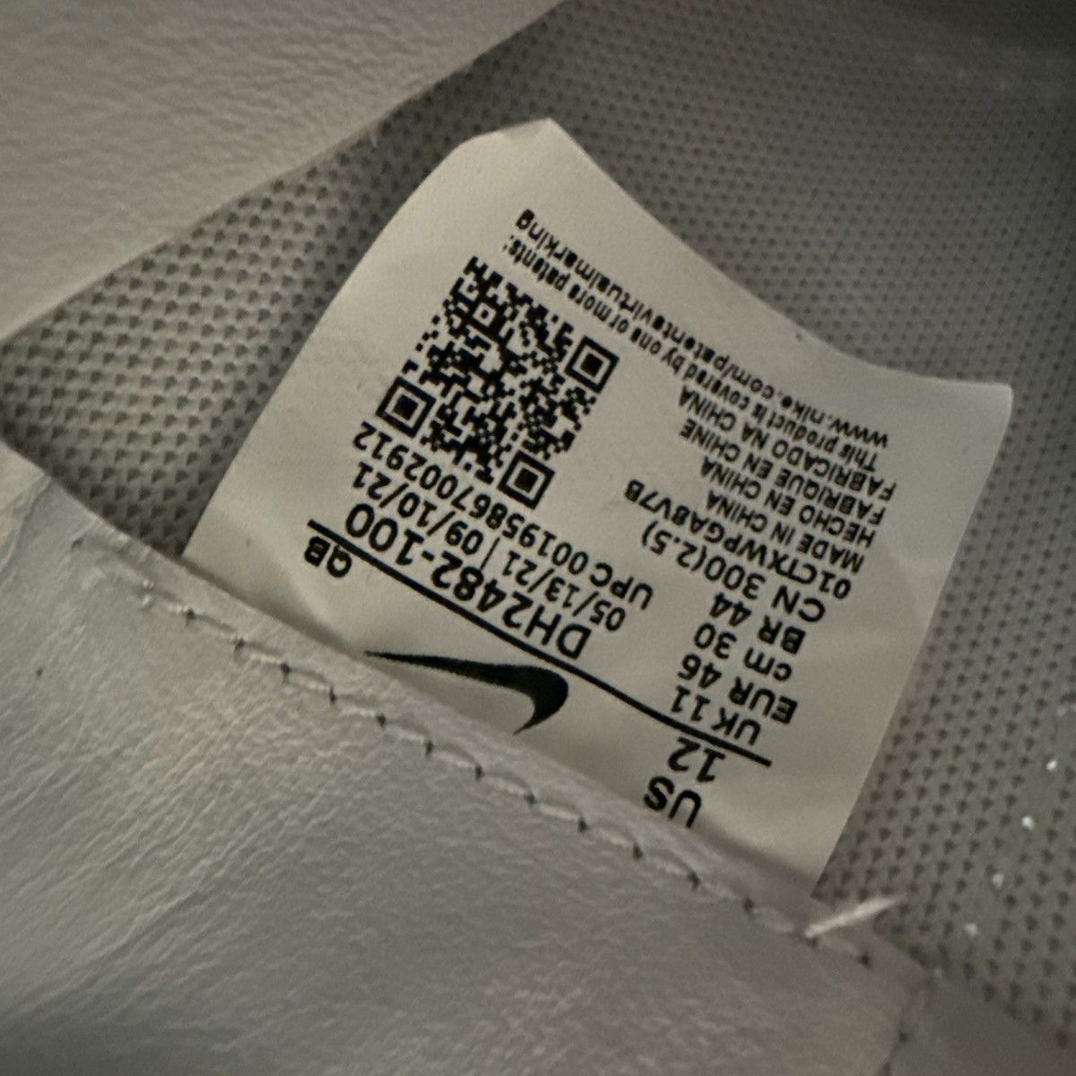 Nike Nike Kwondo 1 G-Dragon PEACEMINUSONE Triple White Size 12 Size US 12 / EU 45 - 6 Thumbnail
