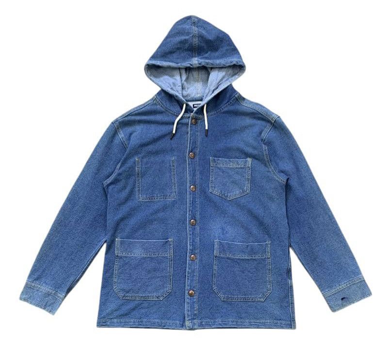 GRN Grn Tokyo Japan Jacket Hooded Union Made Buttons Size US L / EU 52-54 / 3 - 1 Thumbnail