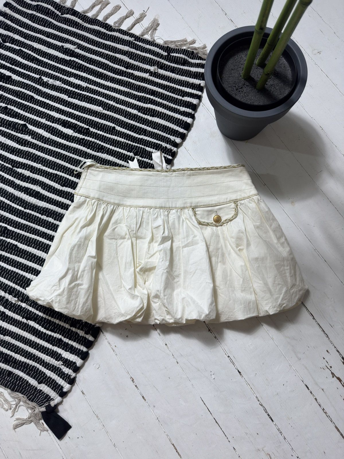 Other VINTAGE GEISHA BALLOON STYLE MINI SKIRT Size 27" / US 4 / IT 40 - 2 Thumbnail