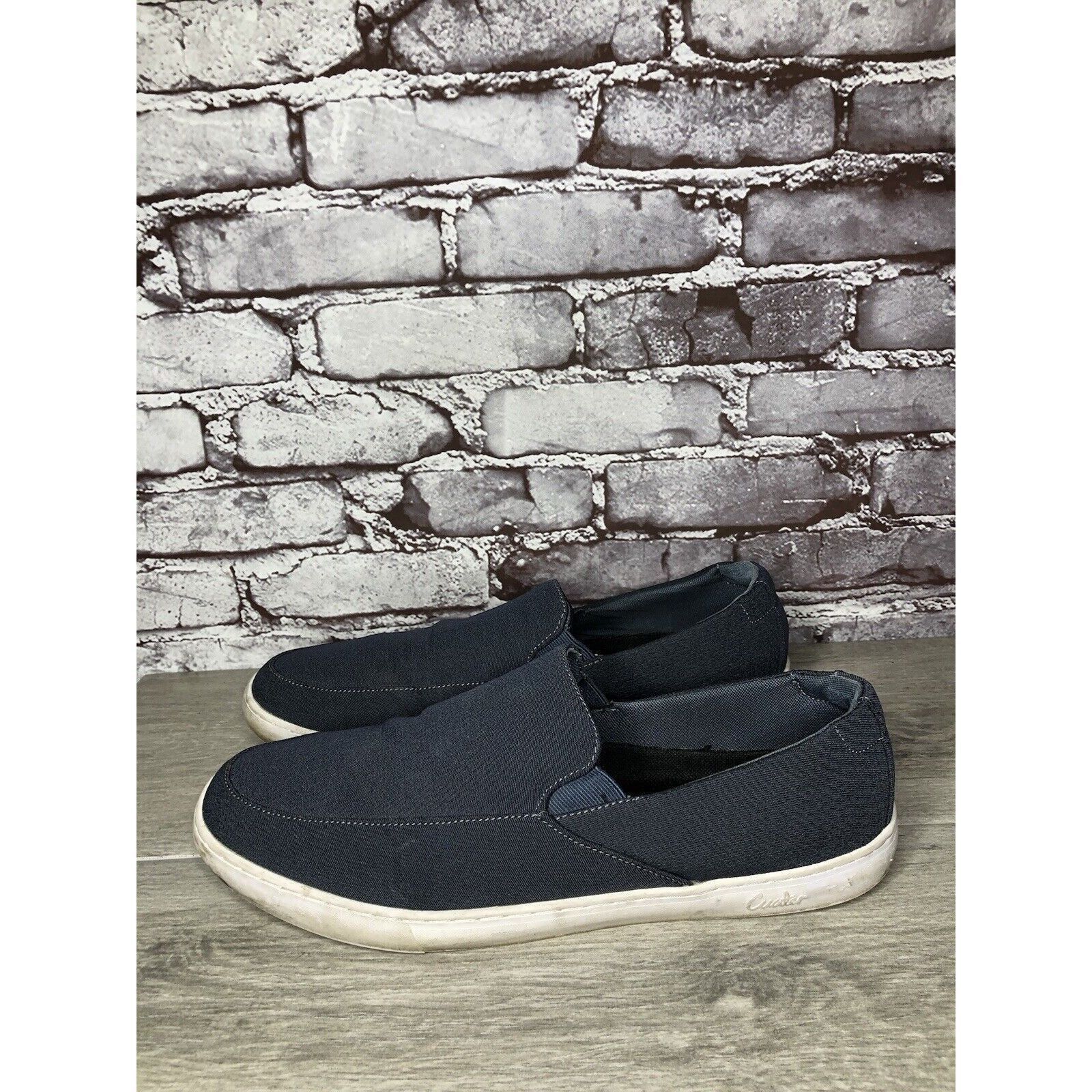 Other Cuater Tracer Navy Blue Canvas Fabric Slip On Casual Shoes M Size US 13 / EU 46 - 21 Thumbnail