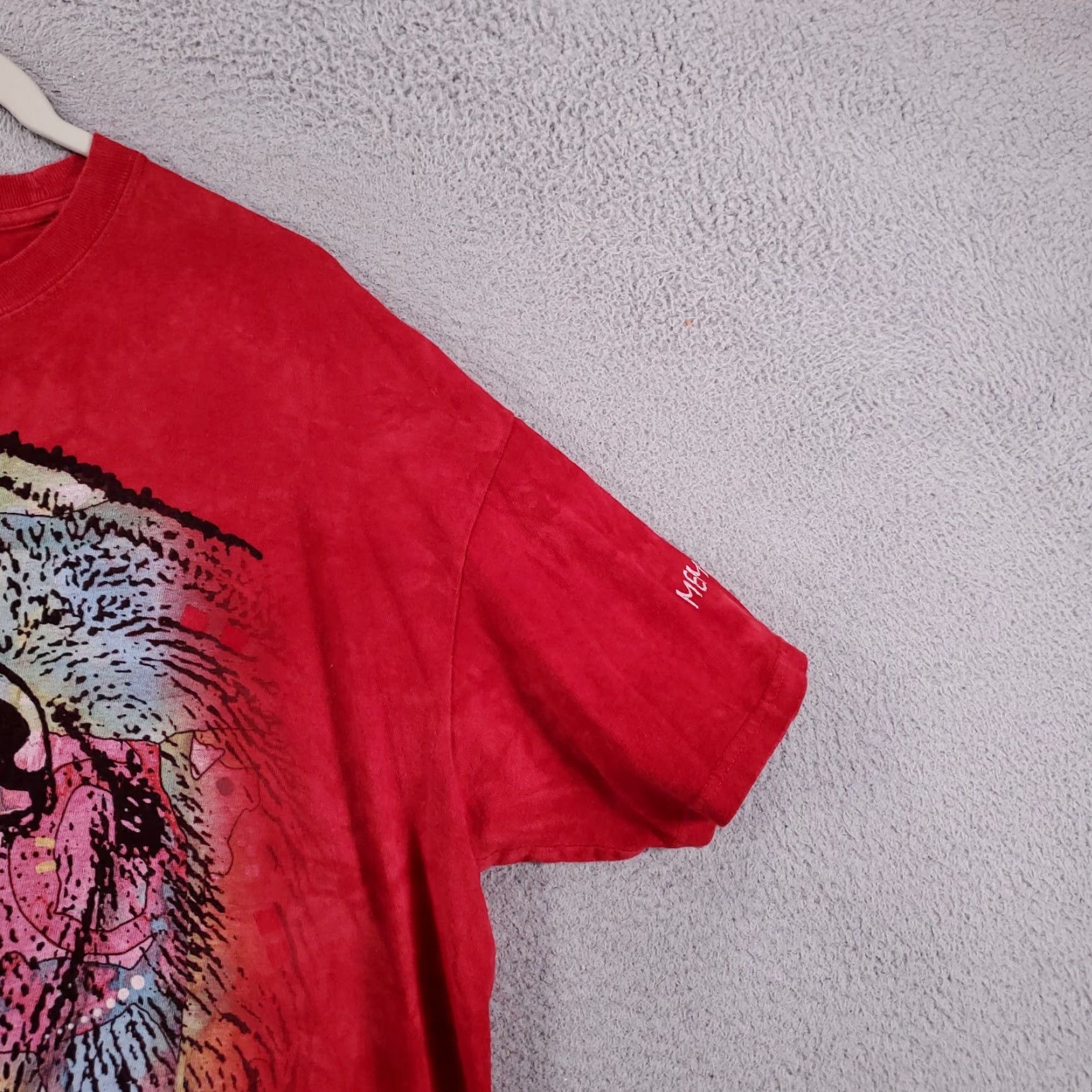 The Mountain The Mountain Grizzly Bear Graphic Print T-Shirt Mens XL Red Short Sleeve Size US XL / EU 56 / 4 - 3 Thumbnail