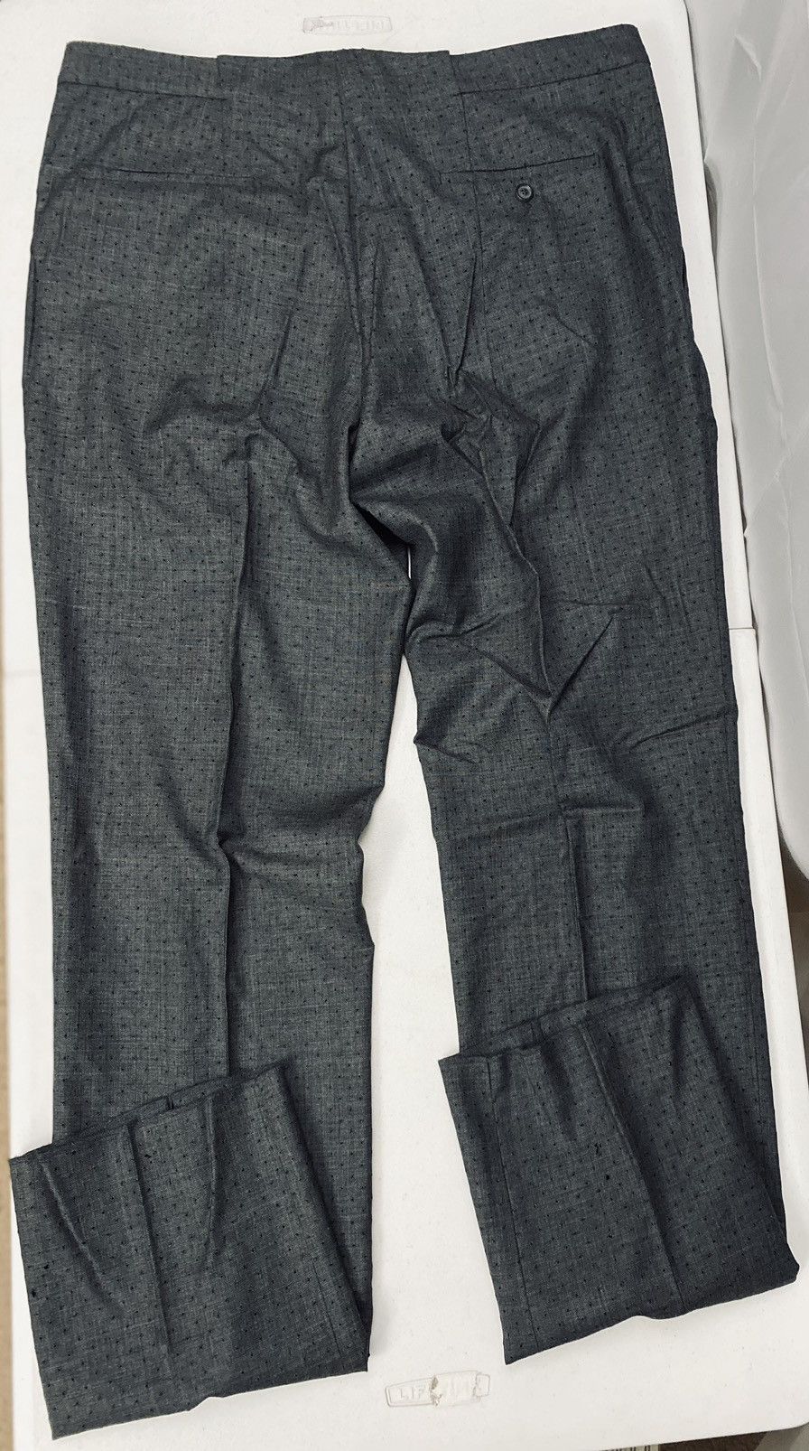 Maison Margiela MM 🇮🇹 Grey Wool Airate Slacks Runway Vintage 2010 NWT Size 38R - 5 Thumbnail